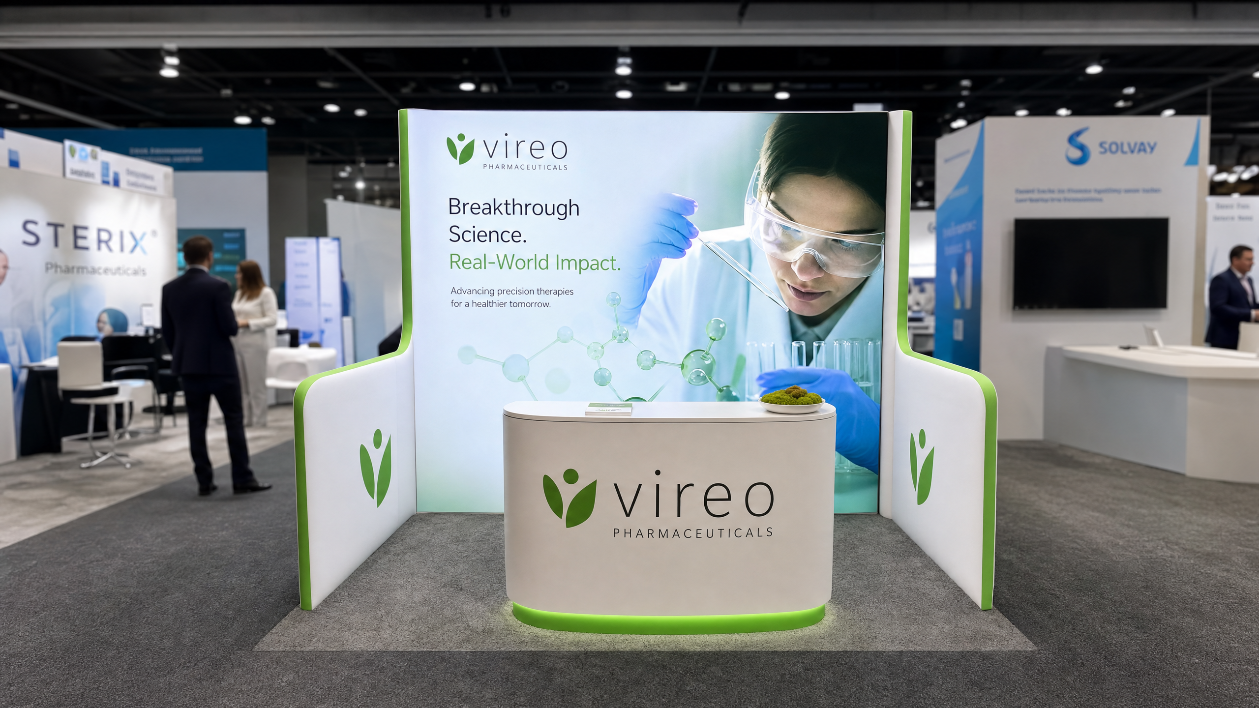 10x10 LED Display Exhibit for CPHI Pharma Companies