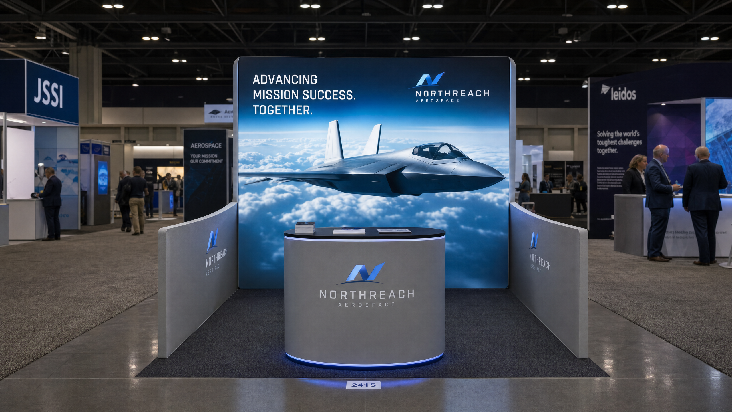 NBAA-BACE 10x10 LED Technology Exhibit for Aerospace Firms