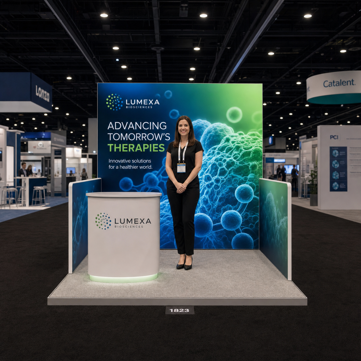 BIO International 10x10 LED Display Exhibit for Biotech Firms