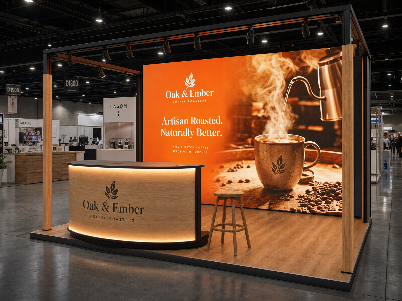 Cloud Computing Conference 10x20 LED Trade Show Exhibit – Technology Companies