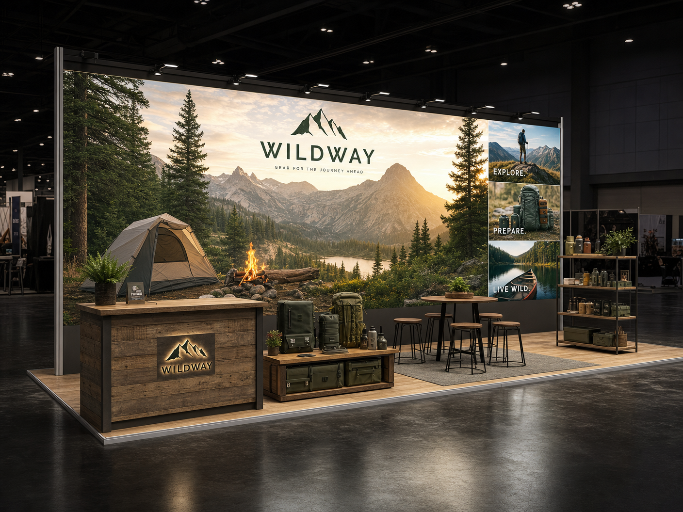 10x20 LED Exhibit Rental for CES Las Vegas