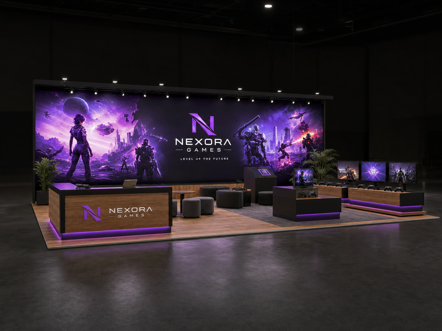 Finovate 10x40 LED Video Wall Exhibit – Finance Companies