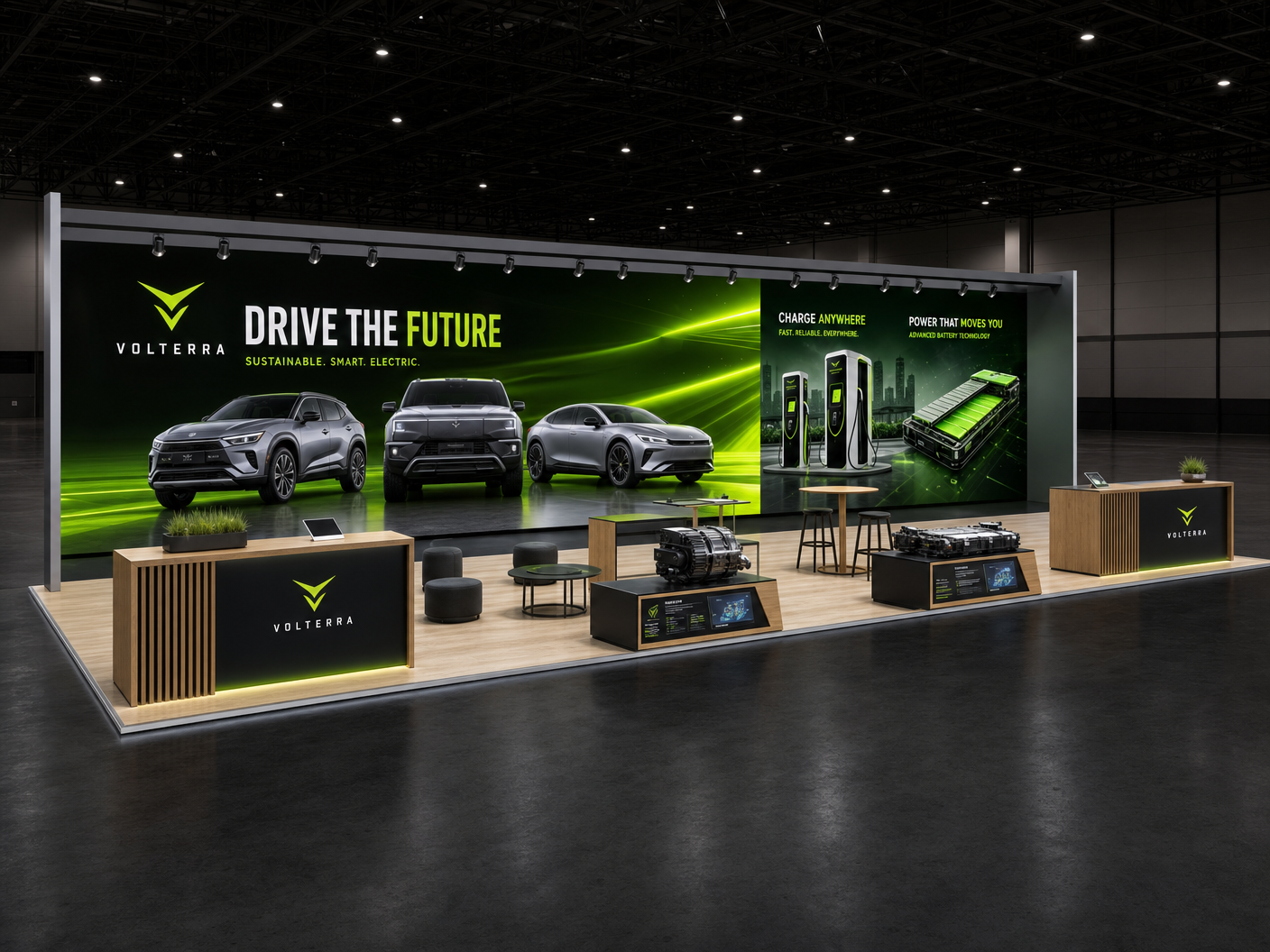 10x30 LED Trade Show Exhibit for FABTECH in Chicago