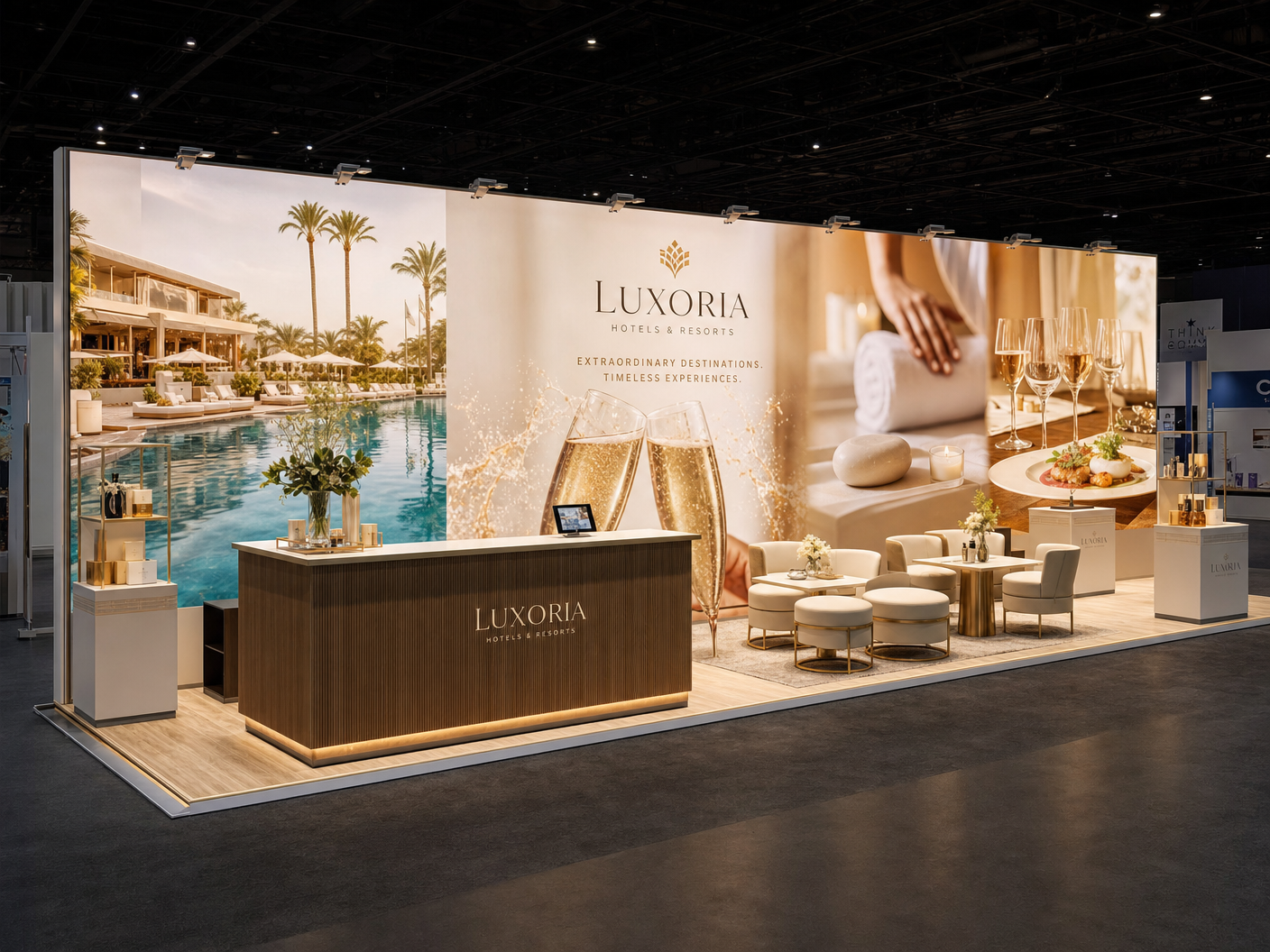 10x30 LED Trade Show Exhibit for MEDICA in Denver
