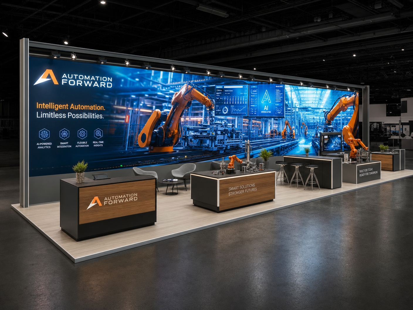 10x30 LED Trade Show Exhibit for JCK in Austin