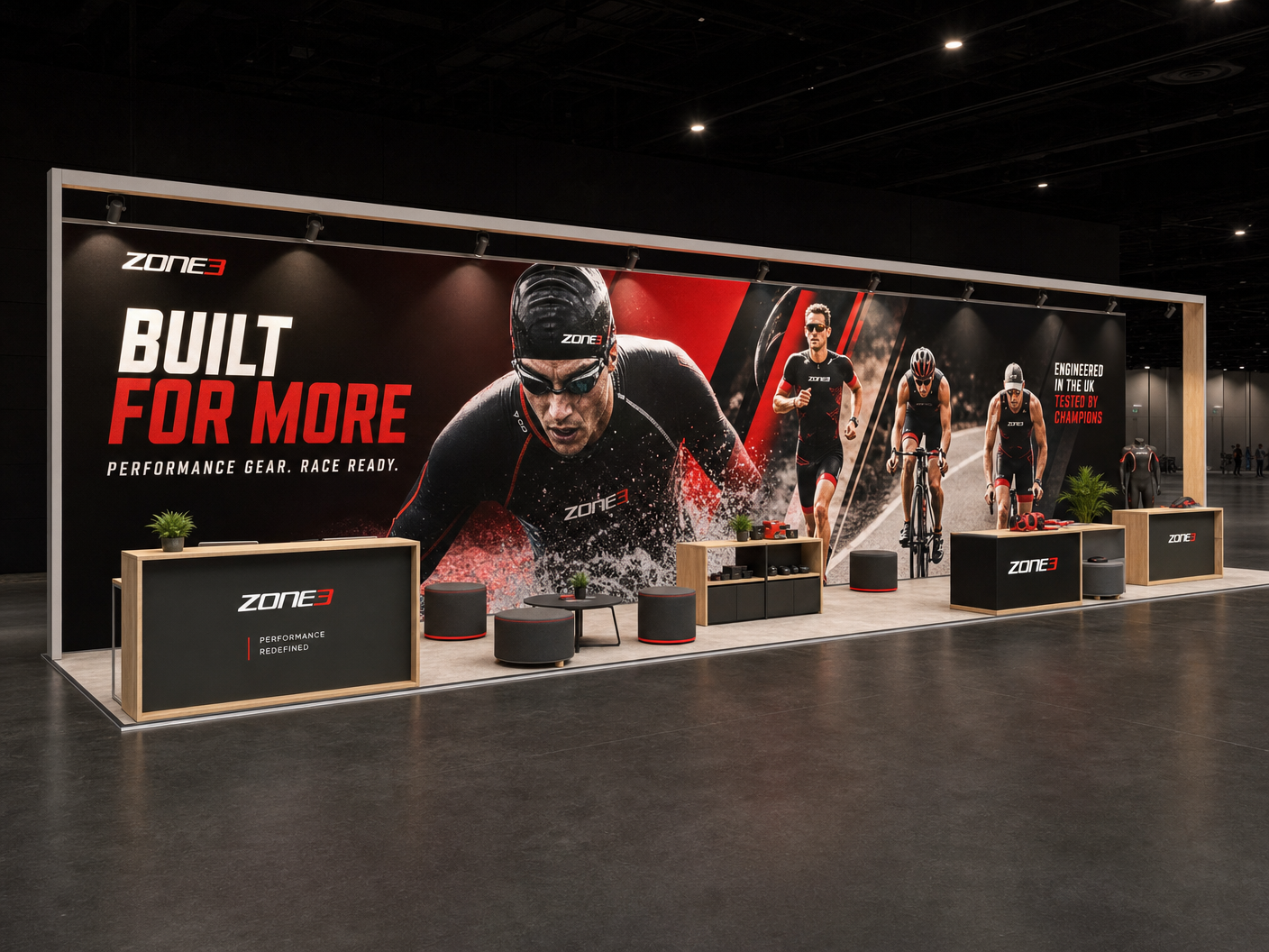 10x30 LED Trade Show Exhibit for WasteExpo in Boston
