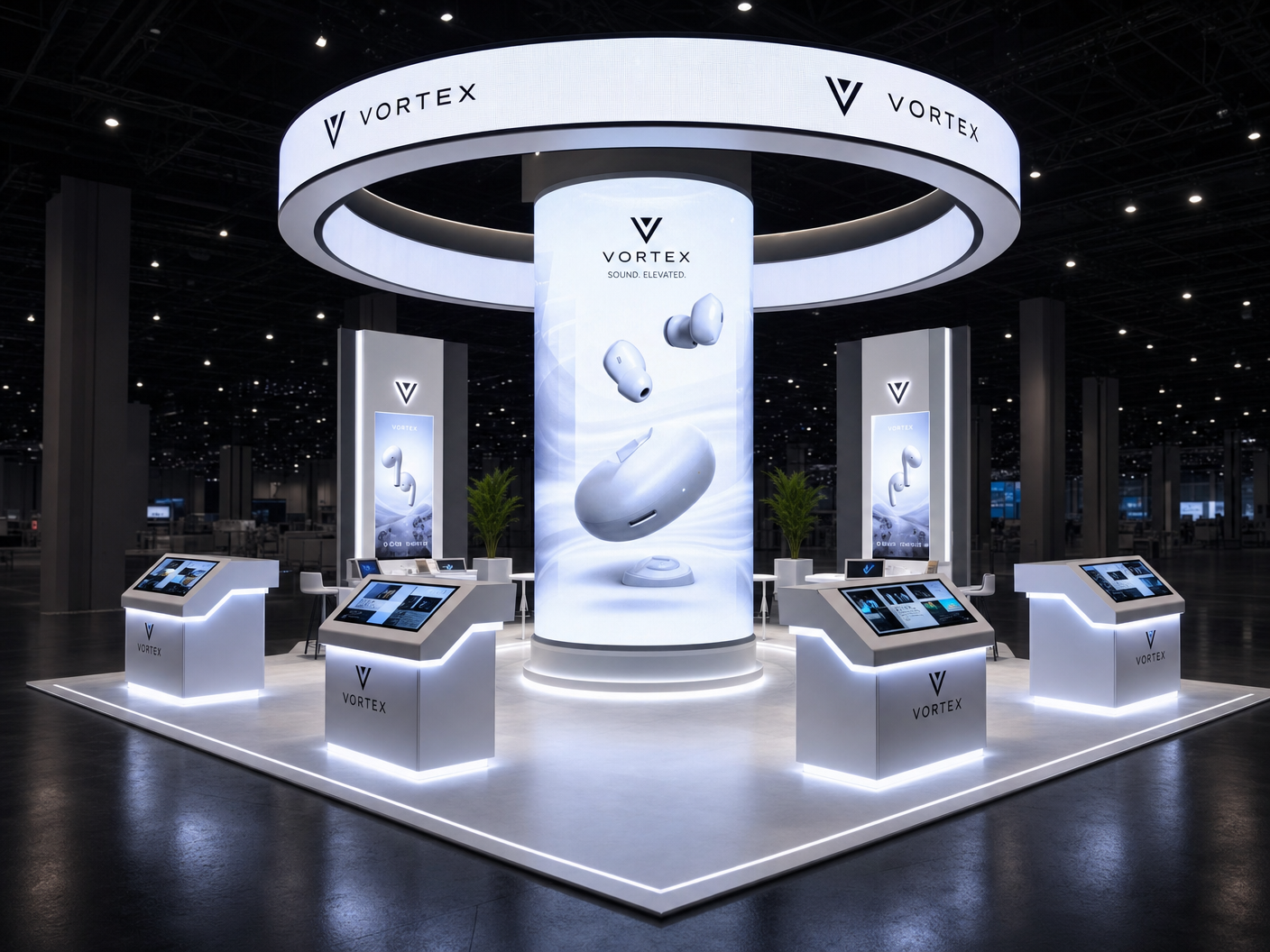20x20 Immersive LED Exhibit for NAB Consumer Electronics