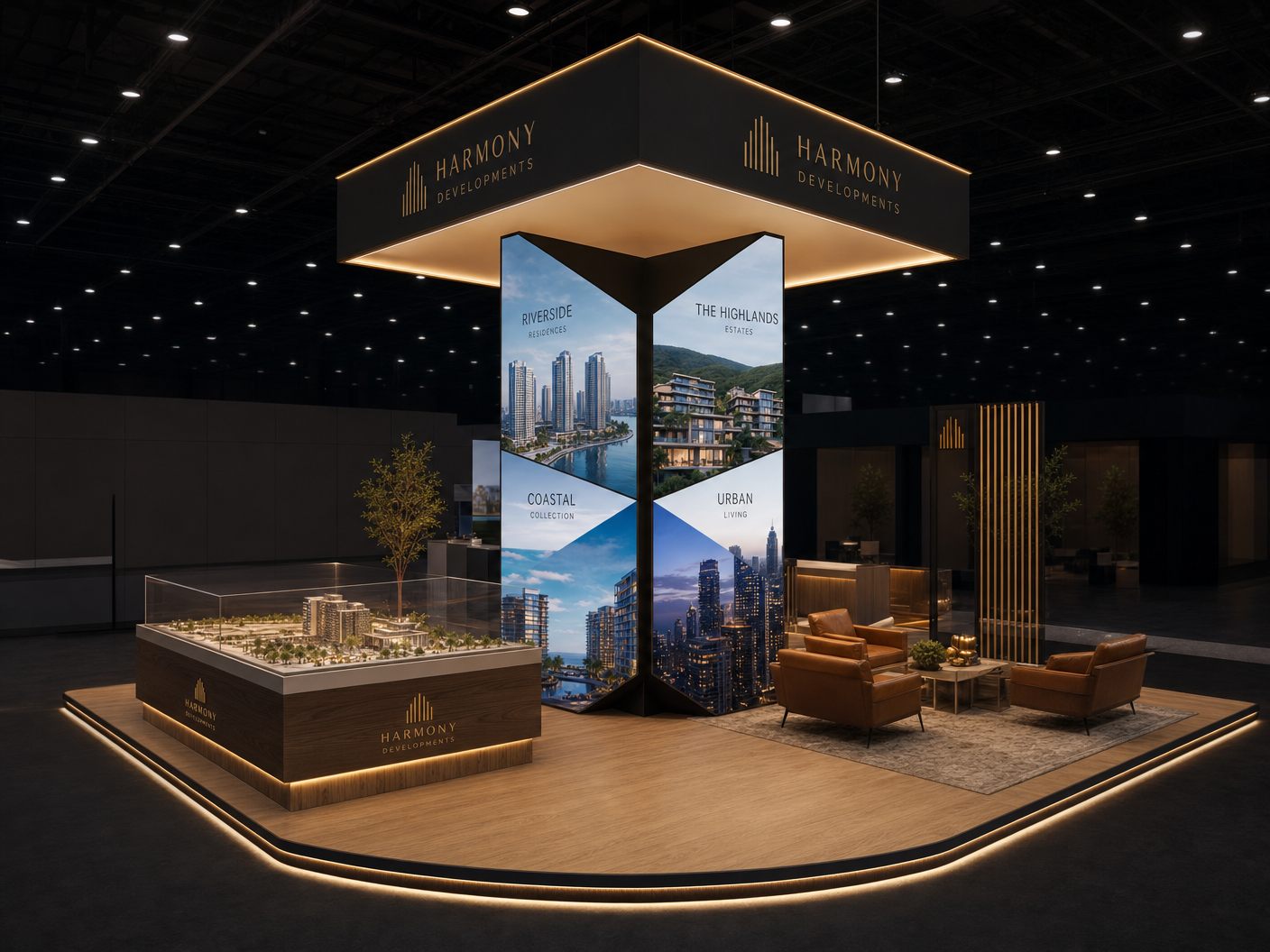 NAR NXT 20x20 LED Rental Exhibit for Real Estate Tech