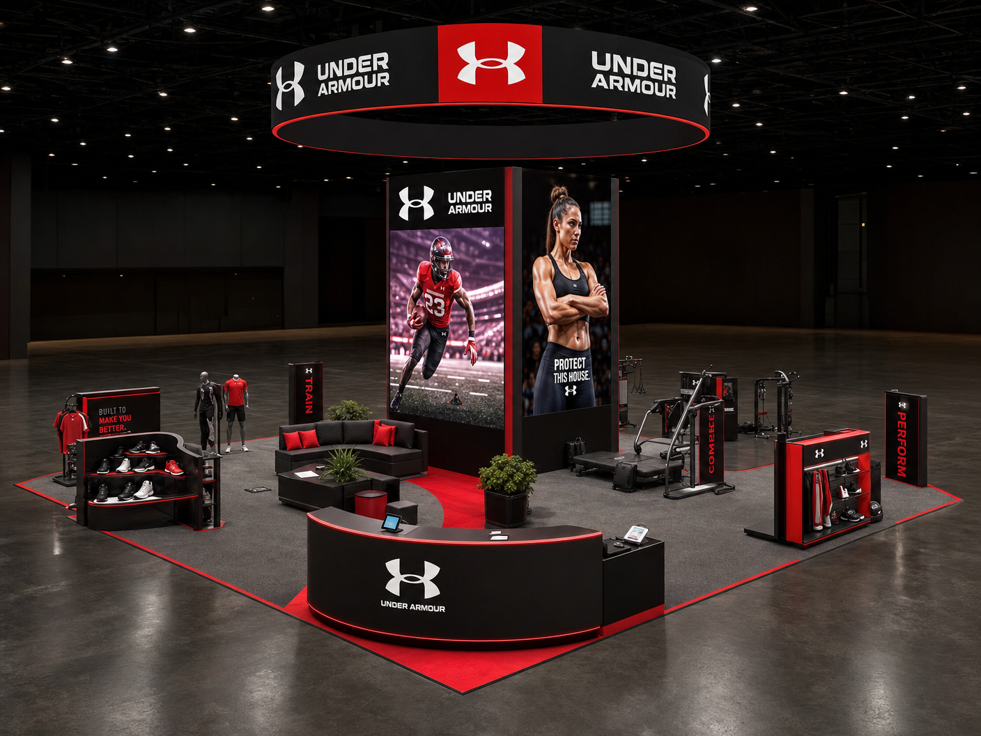 20x20 LED Exhibit Rental for PACK EXPO Boston