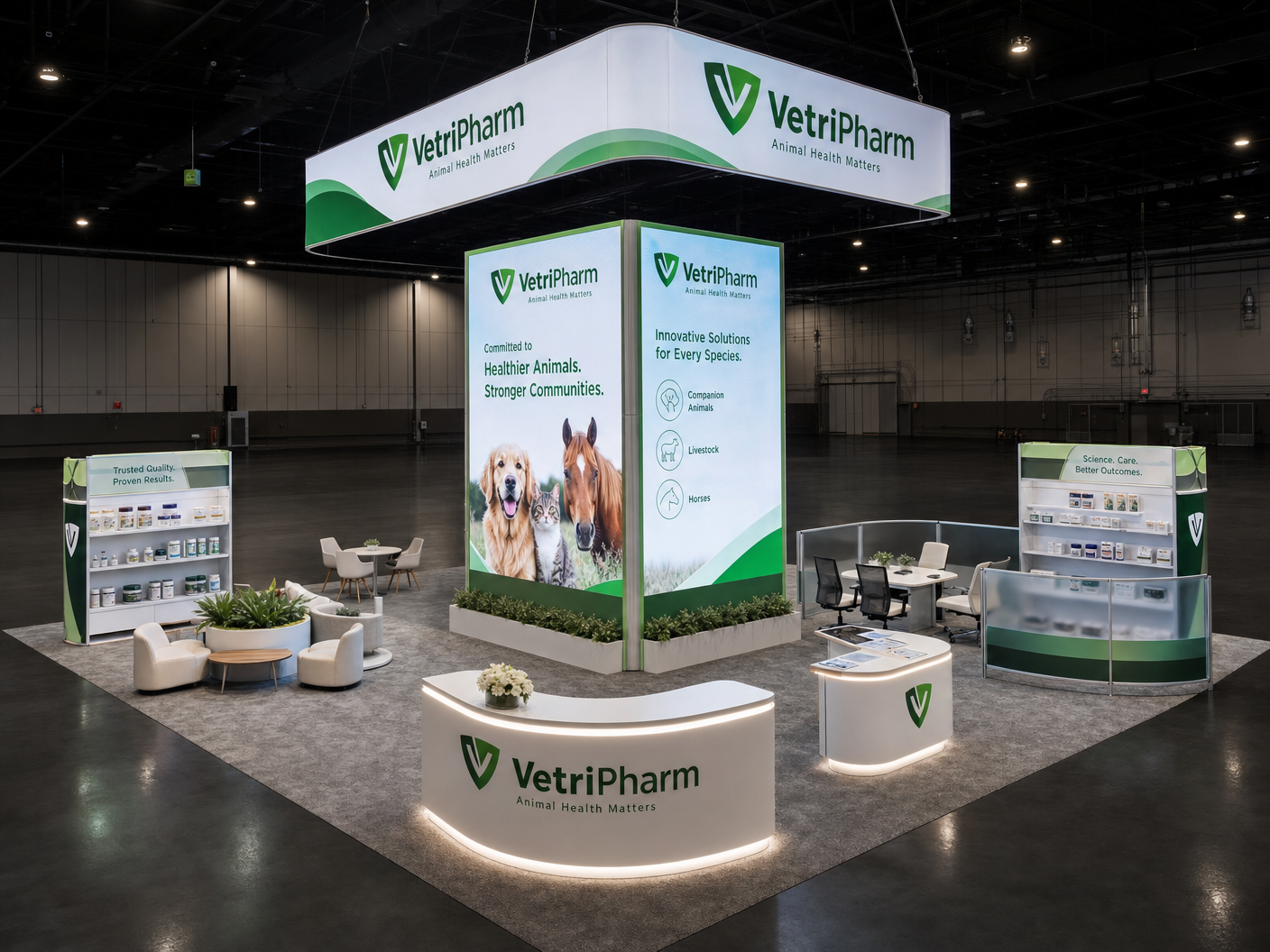 30x30 LED Trade Show Exhibit for FIME in Nashville