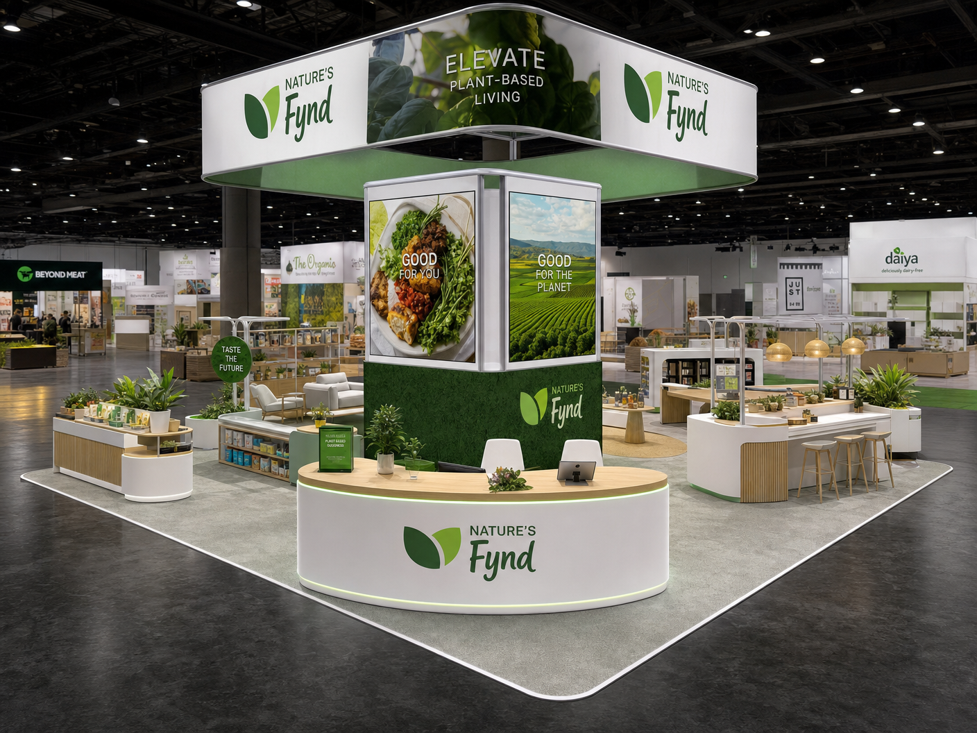 40x40 LED Trade Show Exhibit for JCK in Miami
