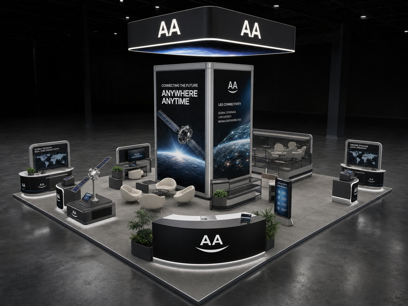 Cloud Computing Conference 20x40 LED Rental Exhibit – Technology Companies