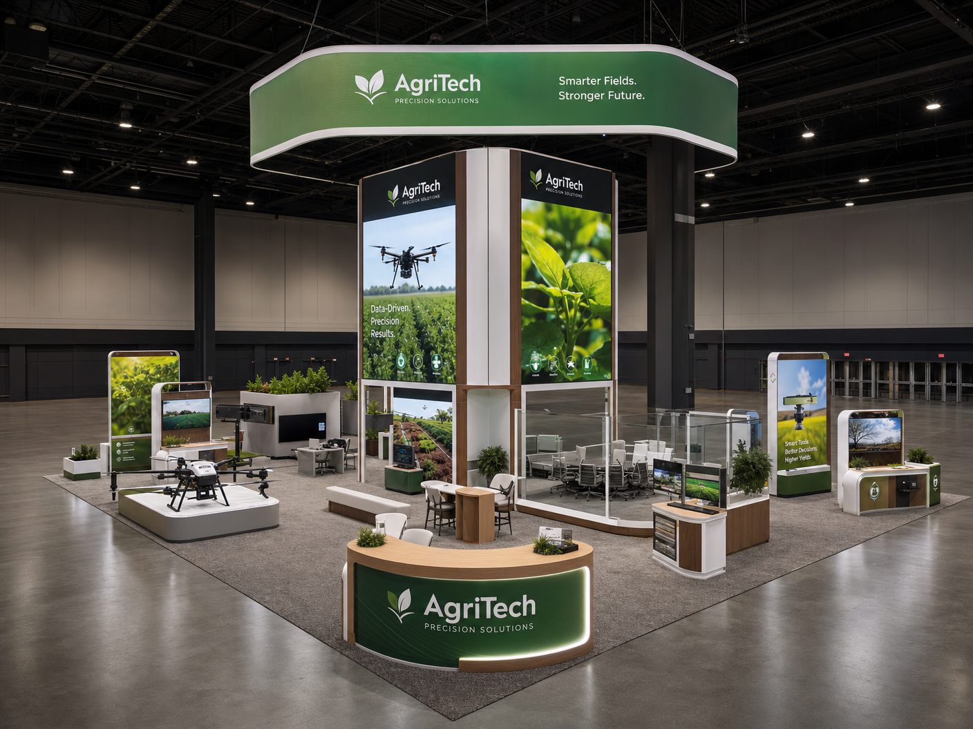 20x20 LED Display Exhibit for InfoComm in Orlando