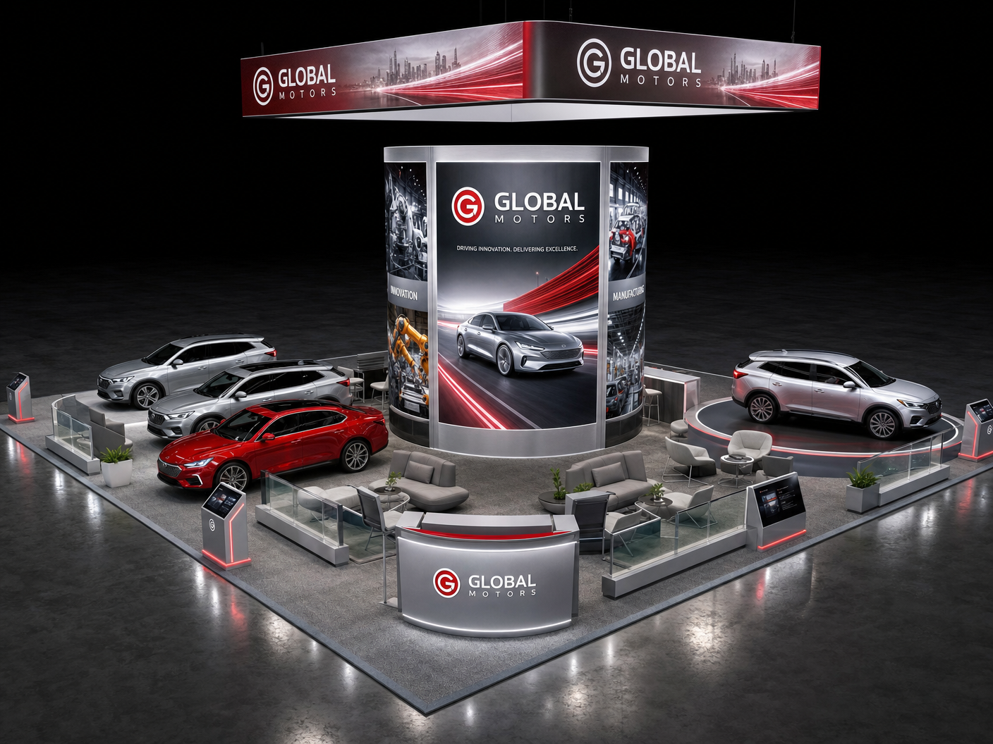 Natural Products Expo West 30x30 LED Video Wall Exhibit – Energy Companies