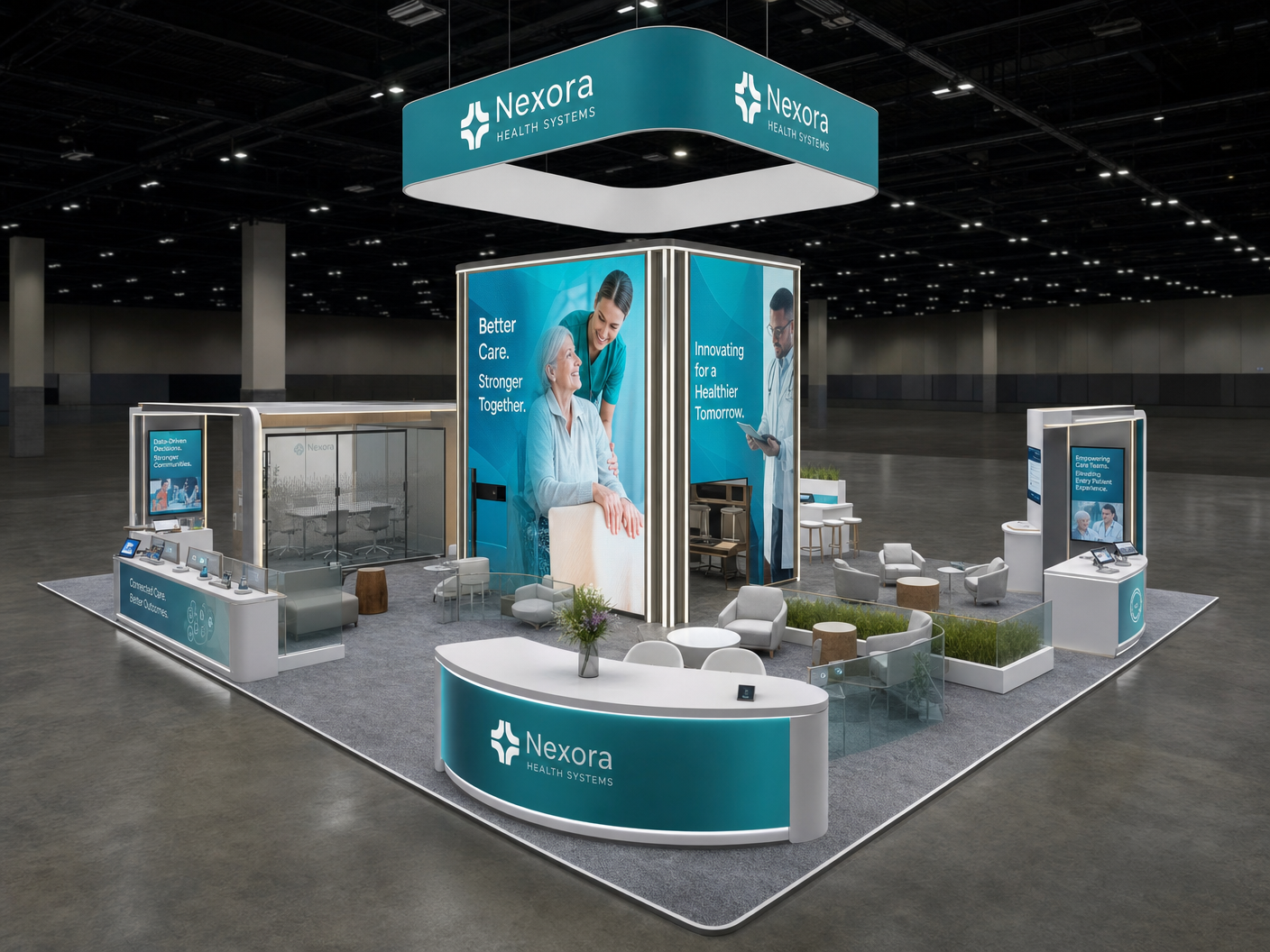 20x20 LED Trade Show Exhibit for InfoComm in San Francisco
