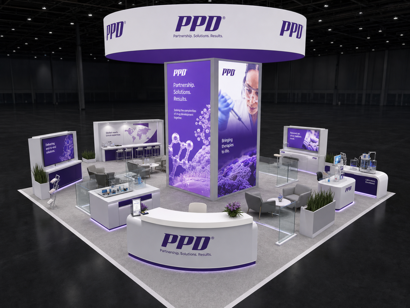 NAB Show 20x20 LED Video Wall Exhibit – Sports Companies
