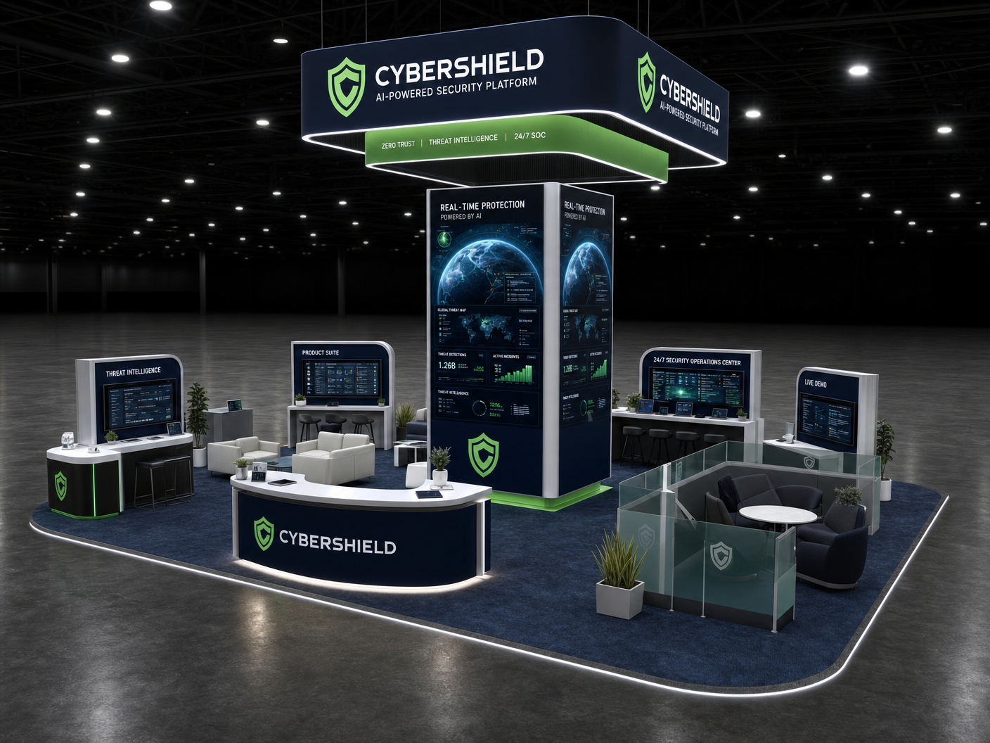 PACK EXPO 20x20 LED Exhibit – Manufacturing Brands