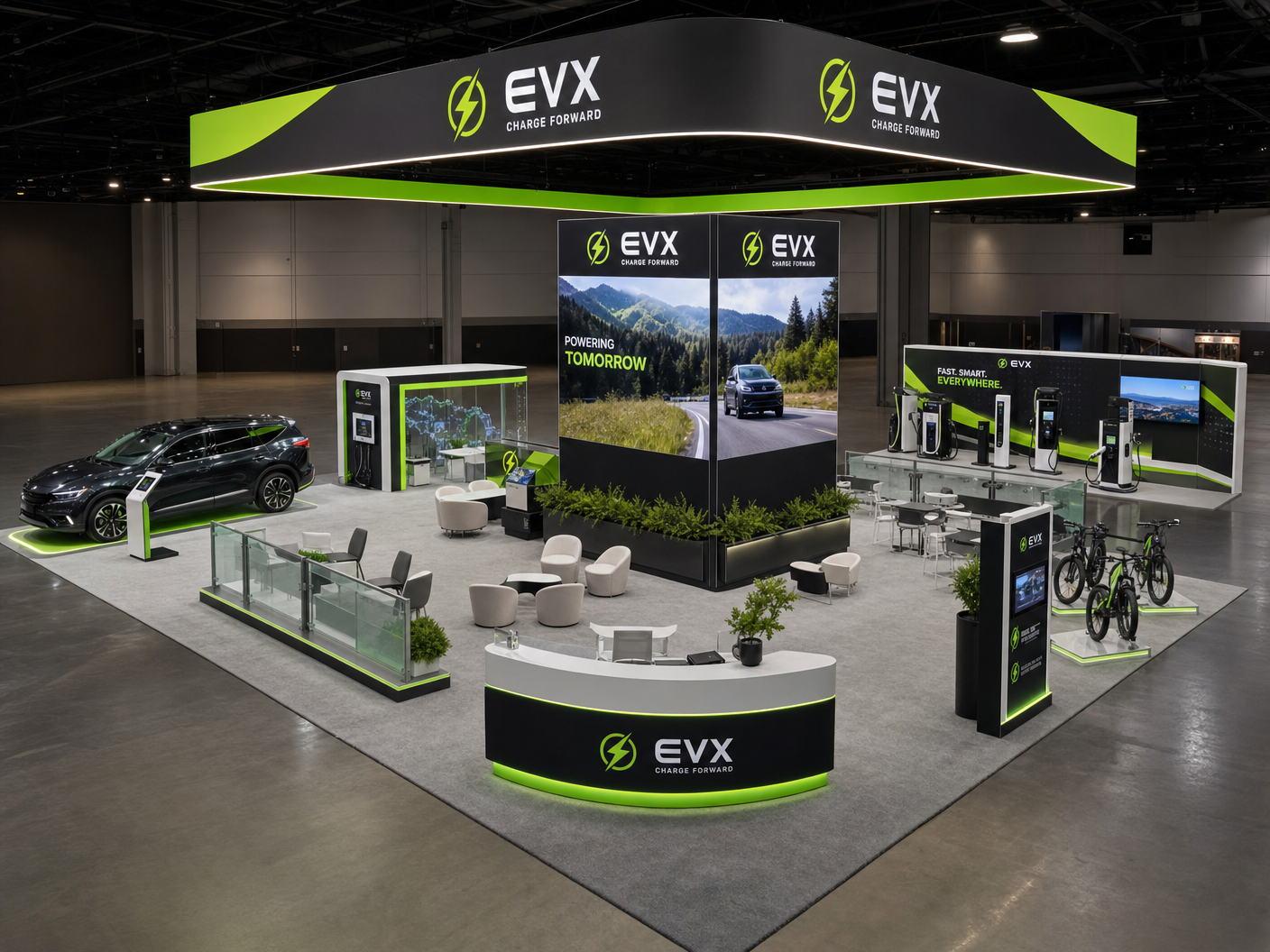 30x30 LED Trade Show Exhibit for CONEXPO-CON/AGG in Las Vegas