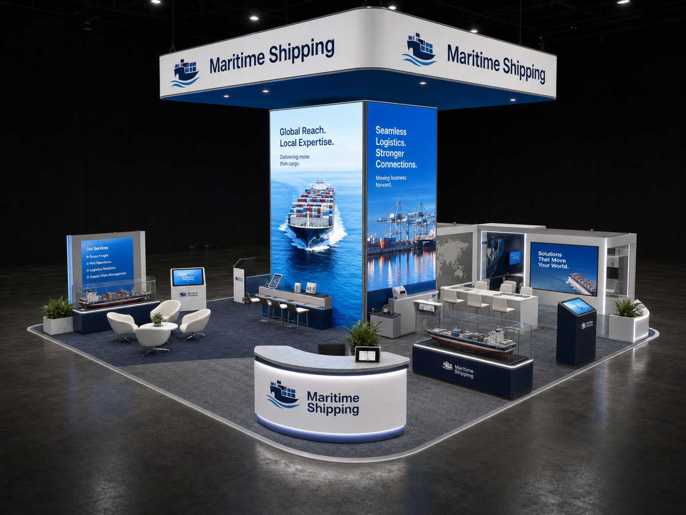 IMTS 20x20 LED Video Wall Exhibit – Manufacturing Companies