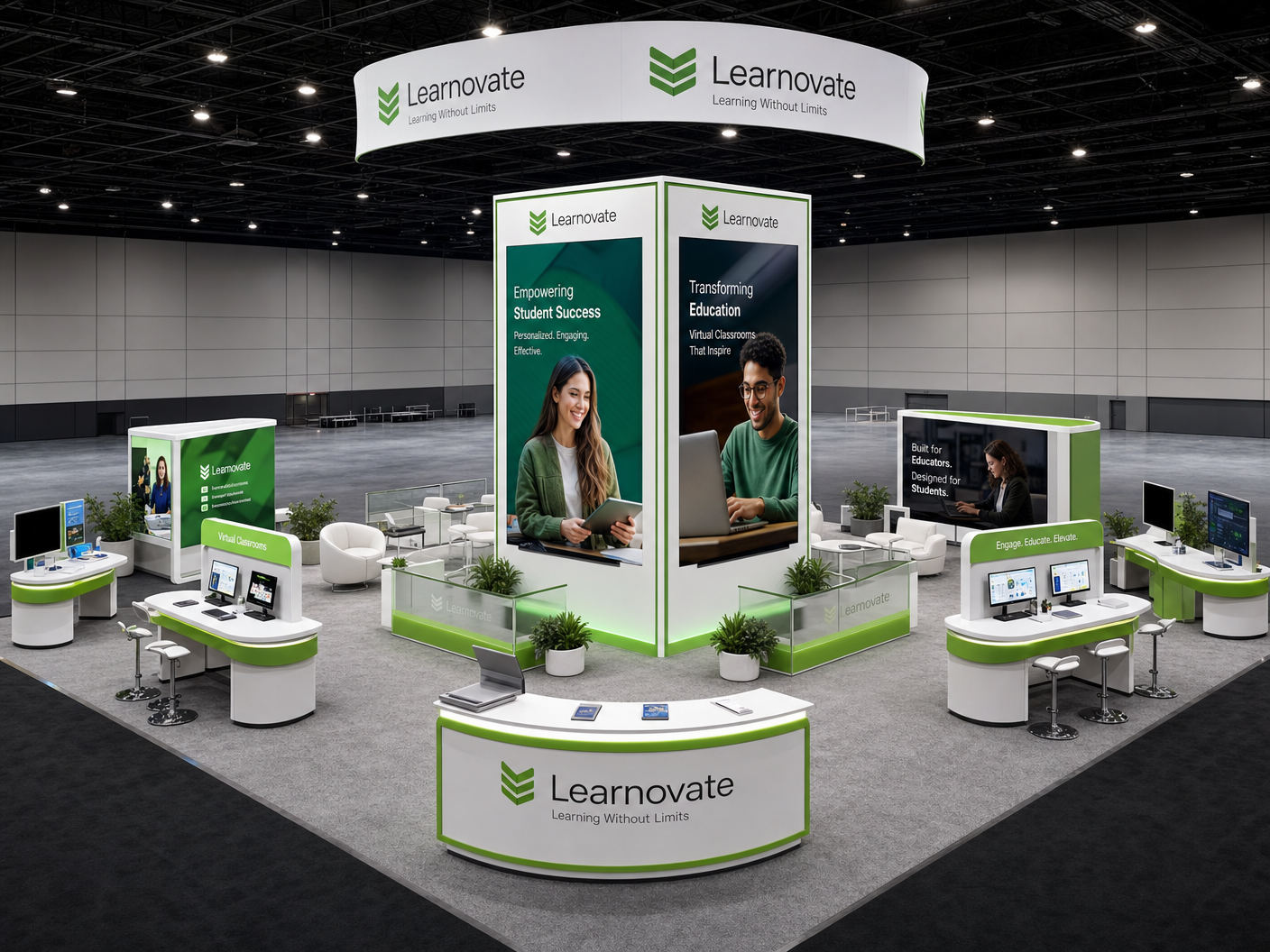 20x20 LED Exhibit Rental for Natural Products Expo West Anaheim
