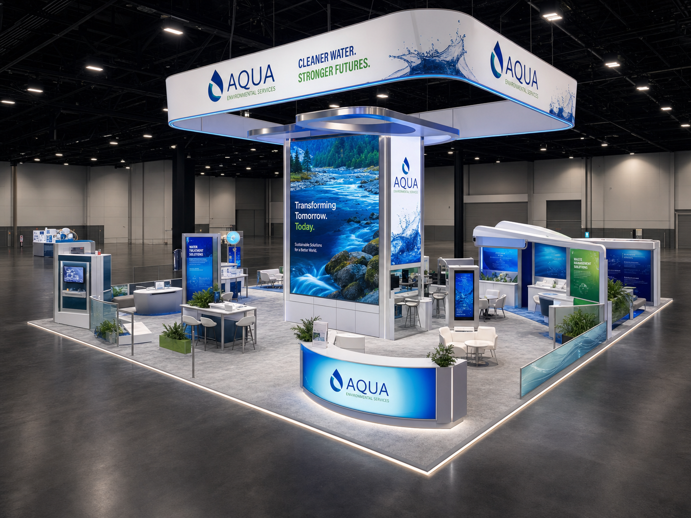 WEFTEC Immersive LED Exhibit – 20x40 Environmental Tech