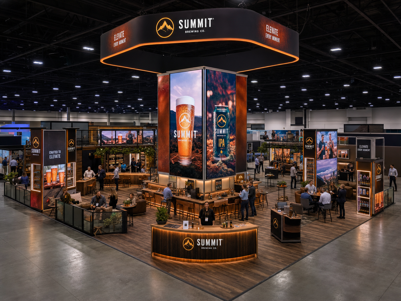 InfoComm Dynamic LED Exhibit – 50x50 Technology Companies