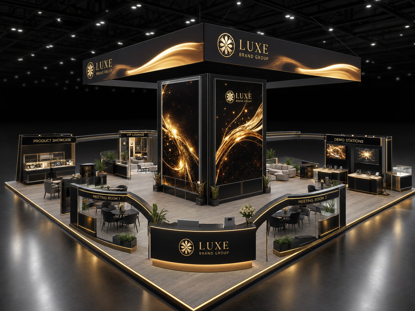 Cloud Computing Conference 50x50 LED Exhibit – Technology Companies