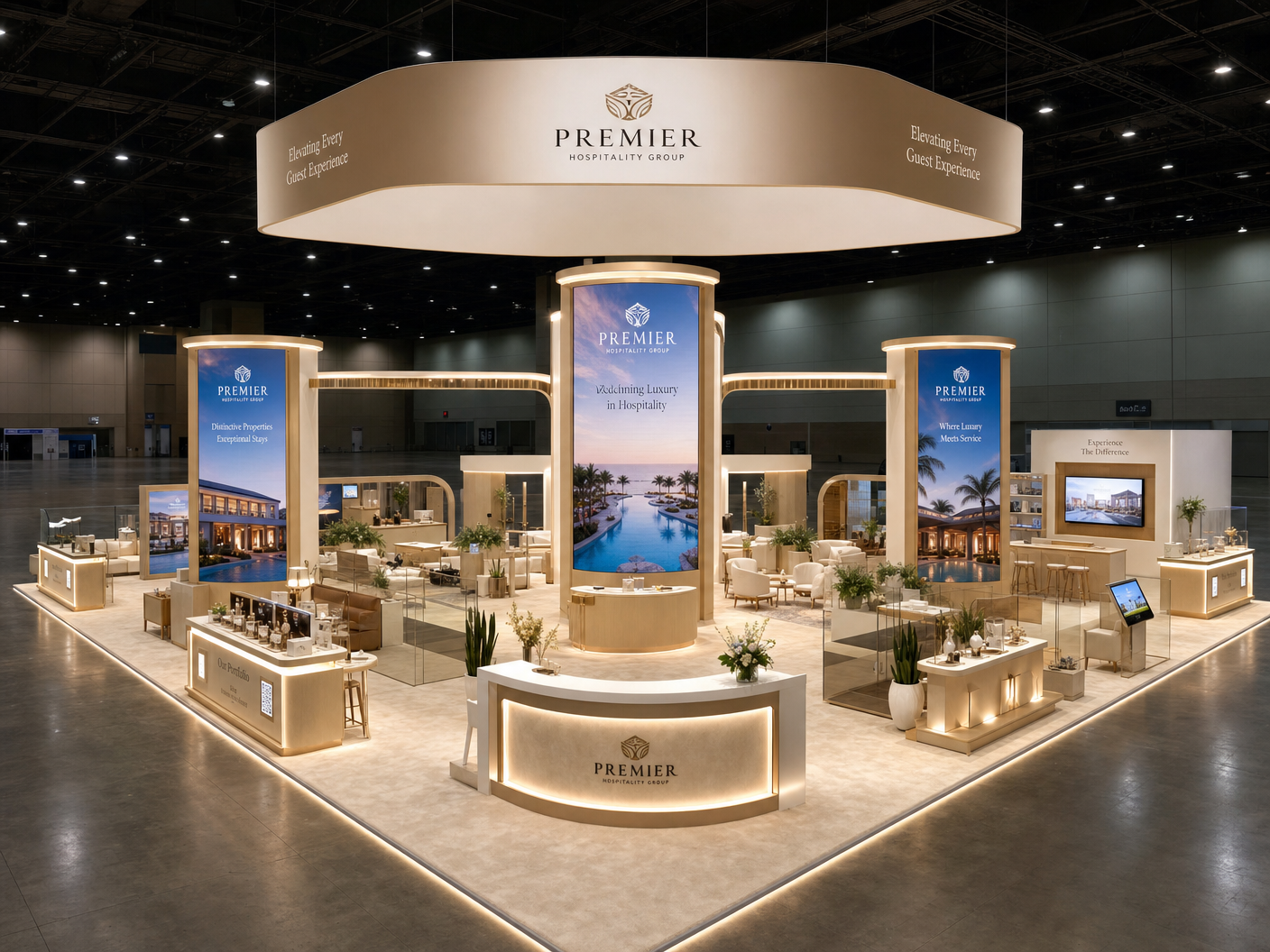 ALIS 50x50 LED Display Exhibit – Hospitality Brands