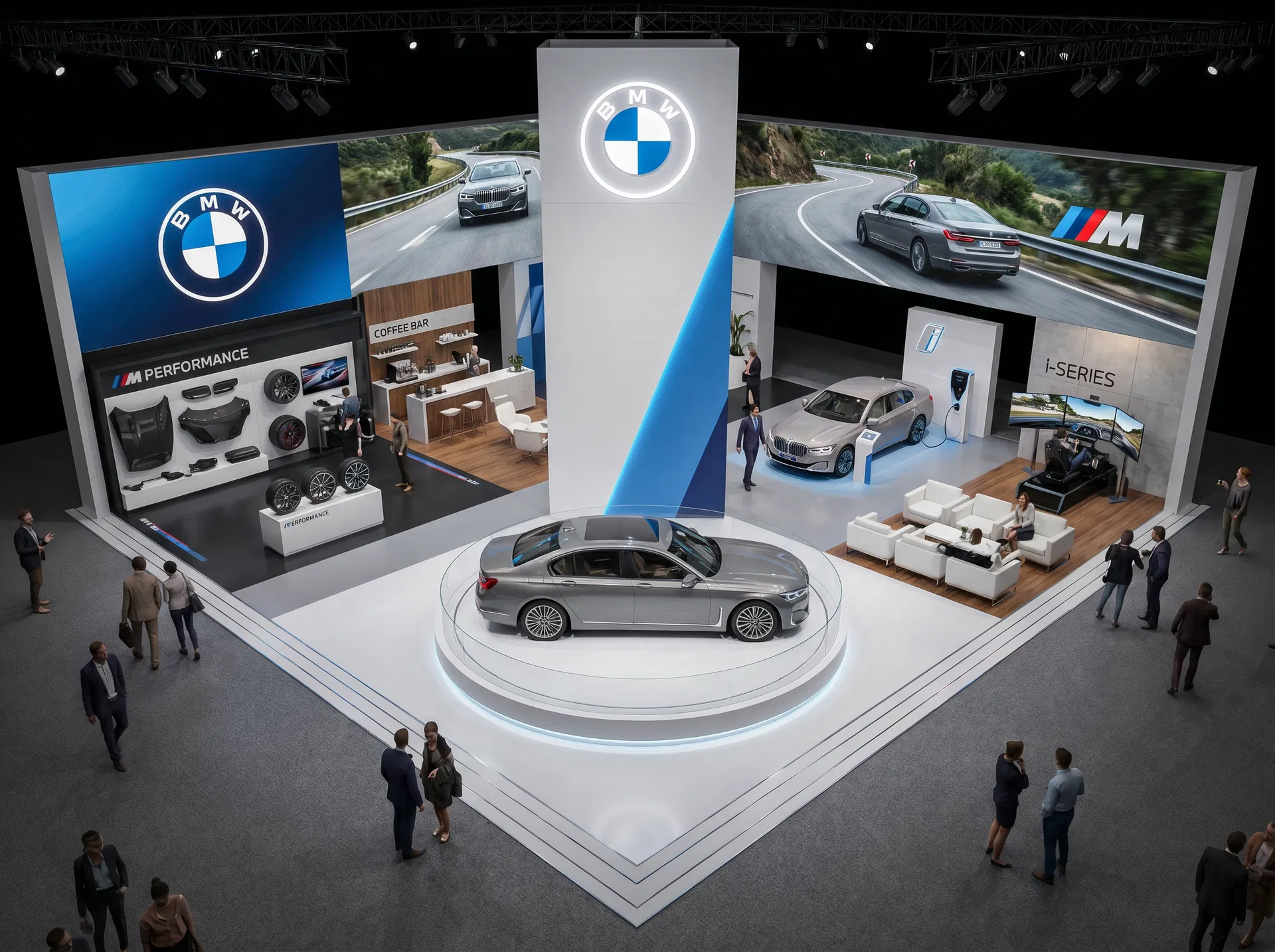 30x30 LED Exhibit for NADA Automotive Brands