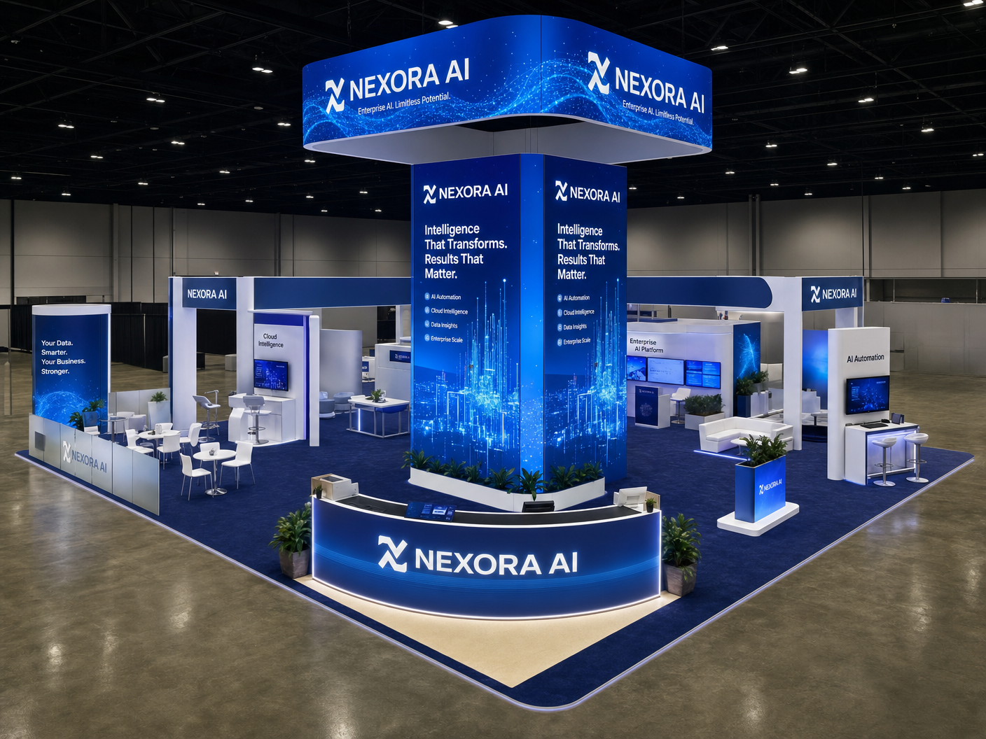 SEMA Show 30x40 LED Video Wall Exhibit – Automotive Companies