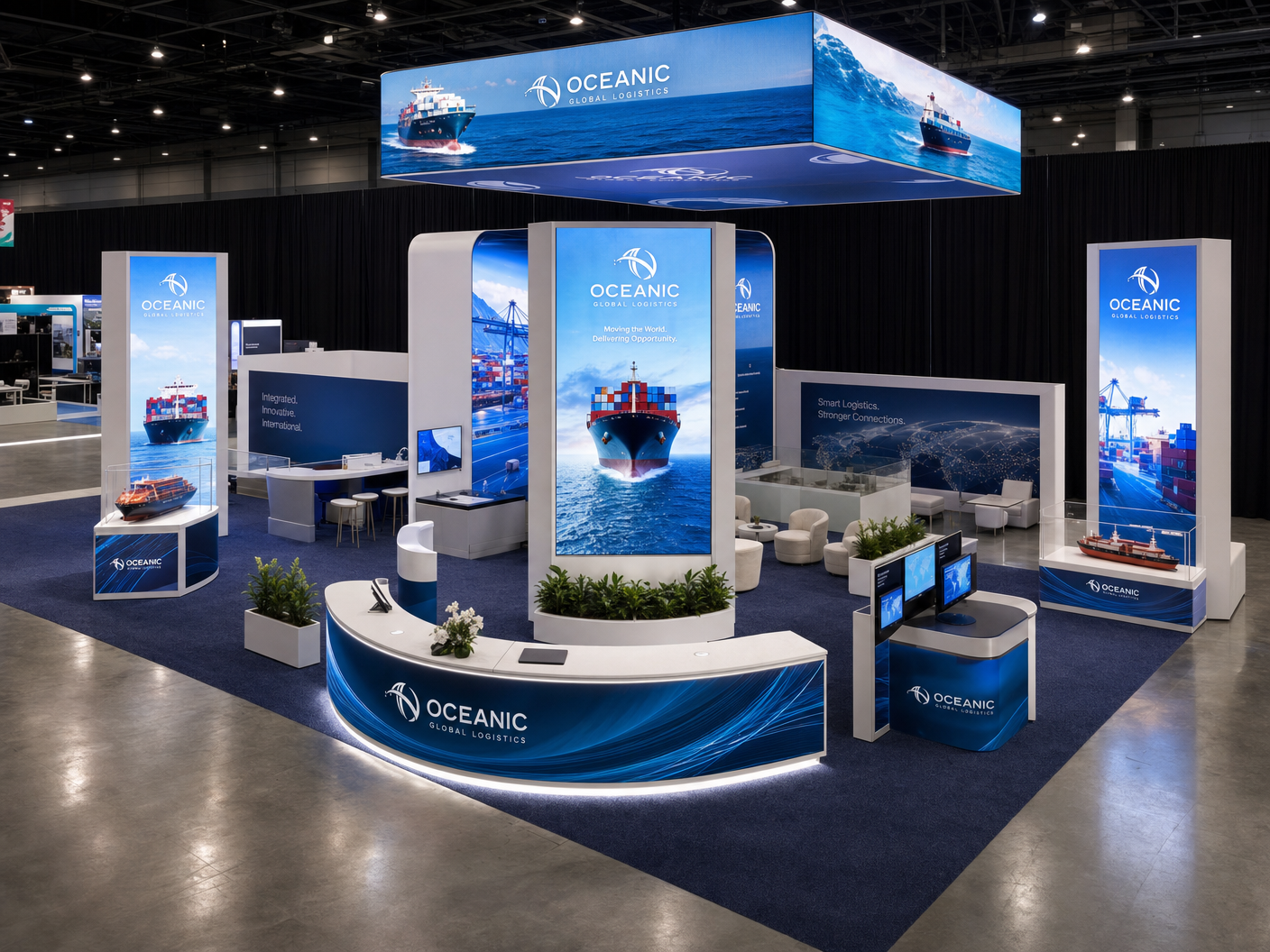 30x40 LED Exhibit Rental for IMTS Chicago