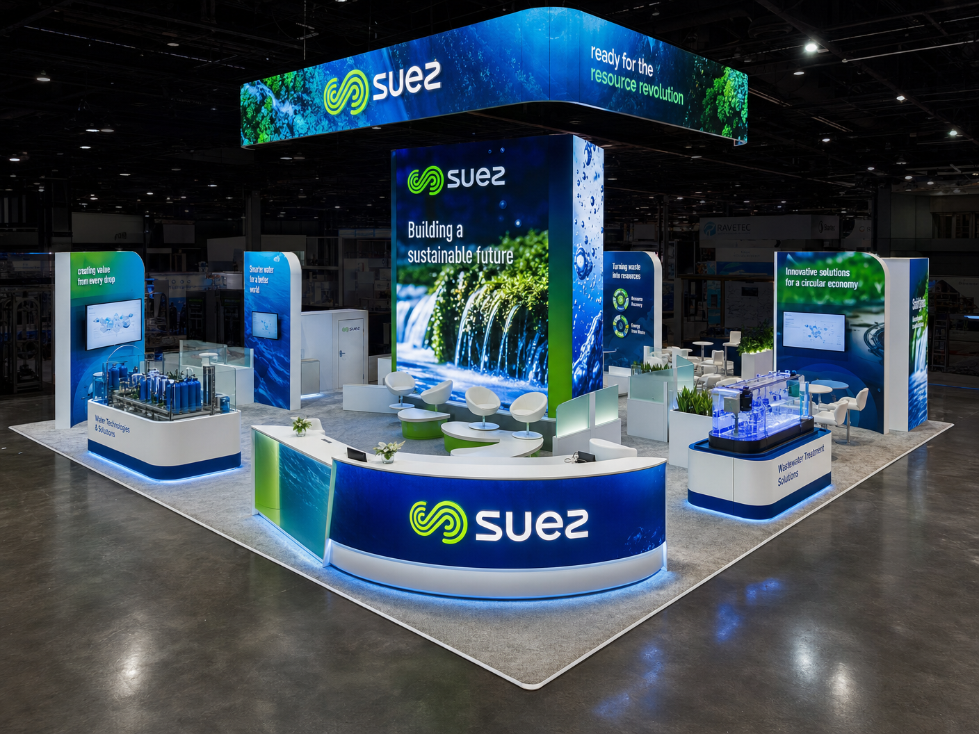 30x40 LED Trade Show Exhibit for CES in Las Vegas