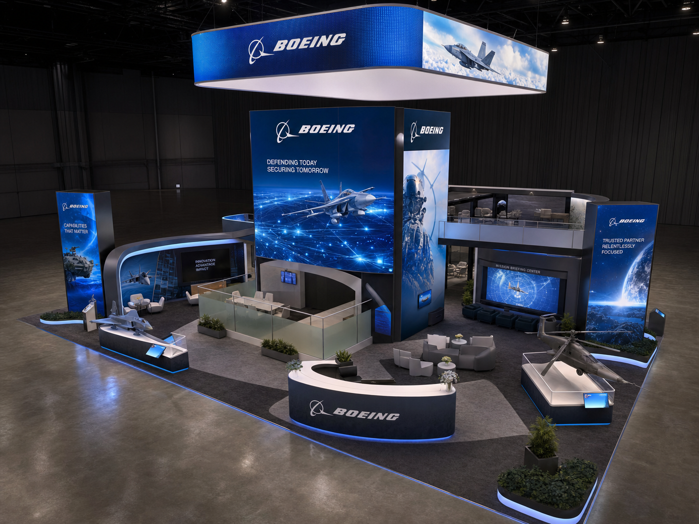 30x40 LED Trade Show Exhibit for OTC in Las Vegas