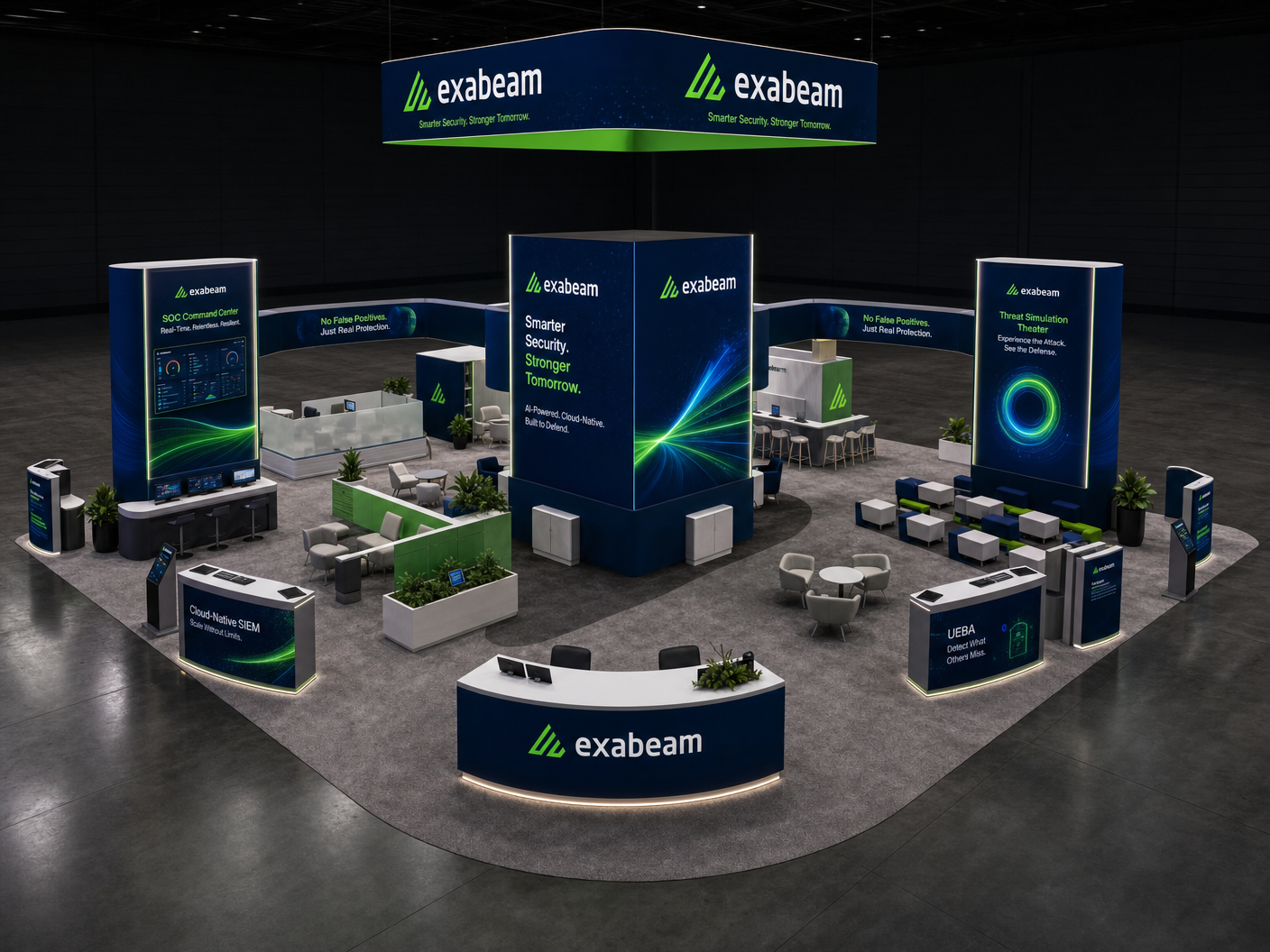30x40 LED Exhibit Rental for AAPEX New York