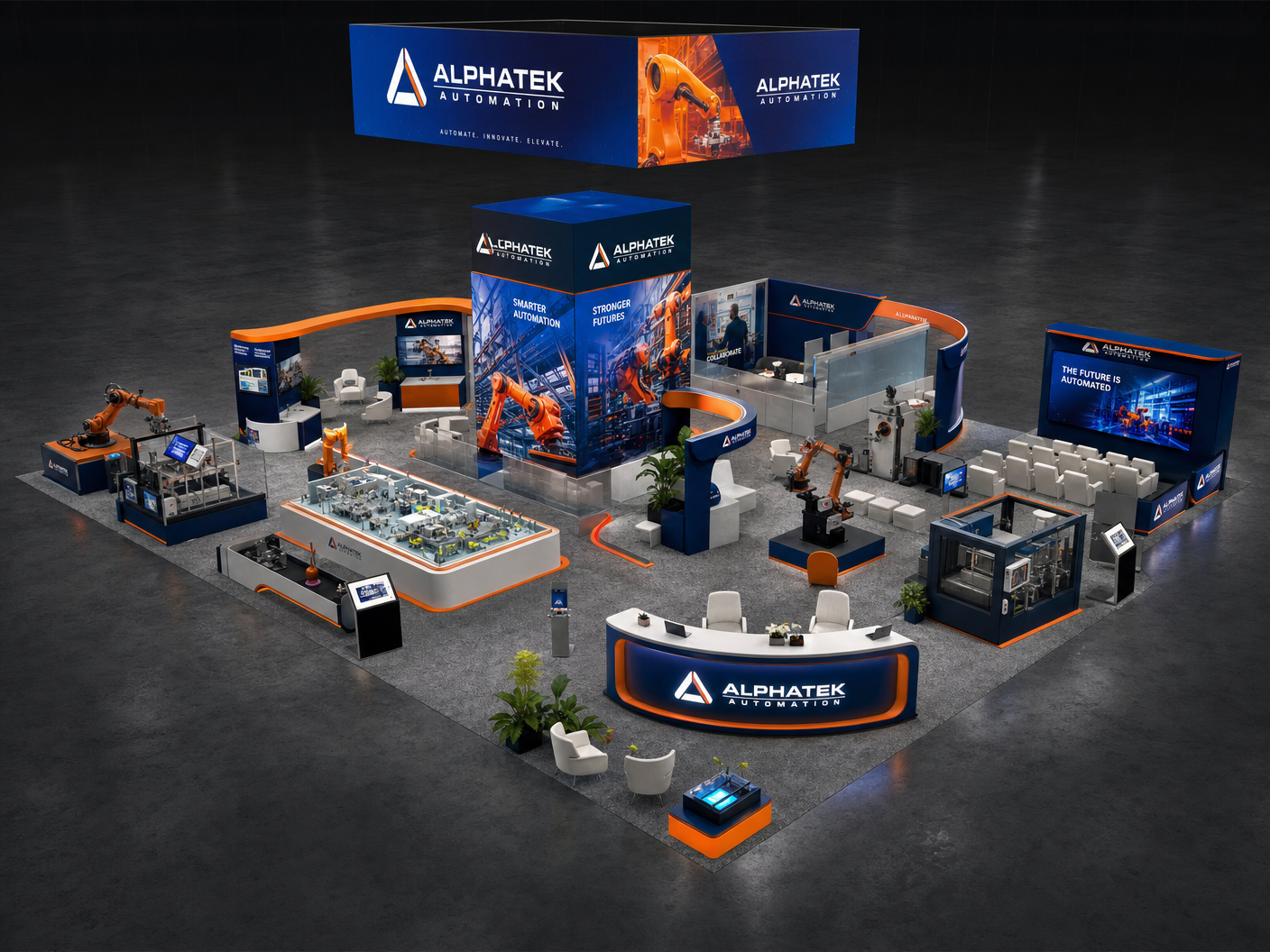 30x30 LED Exhibit Rental for InfoComm Houston