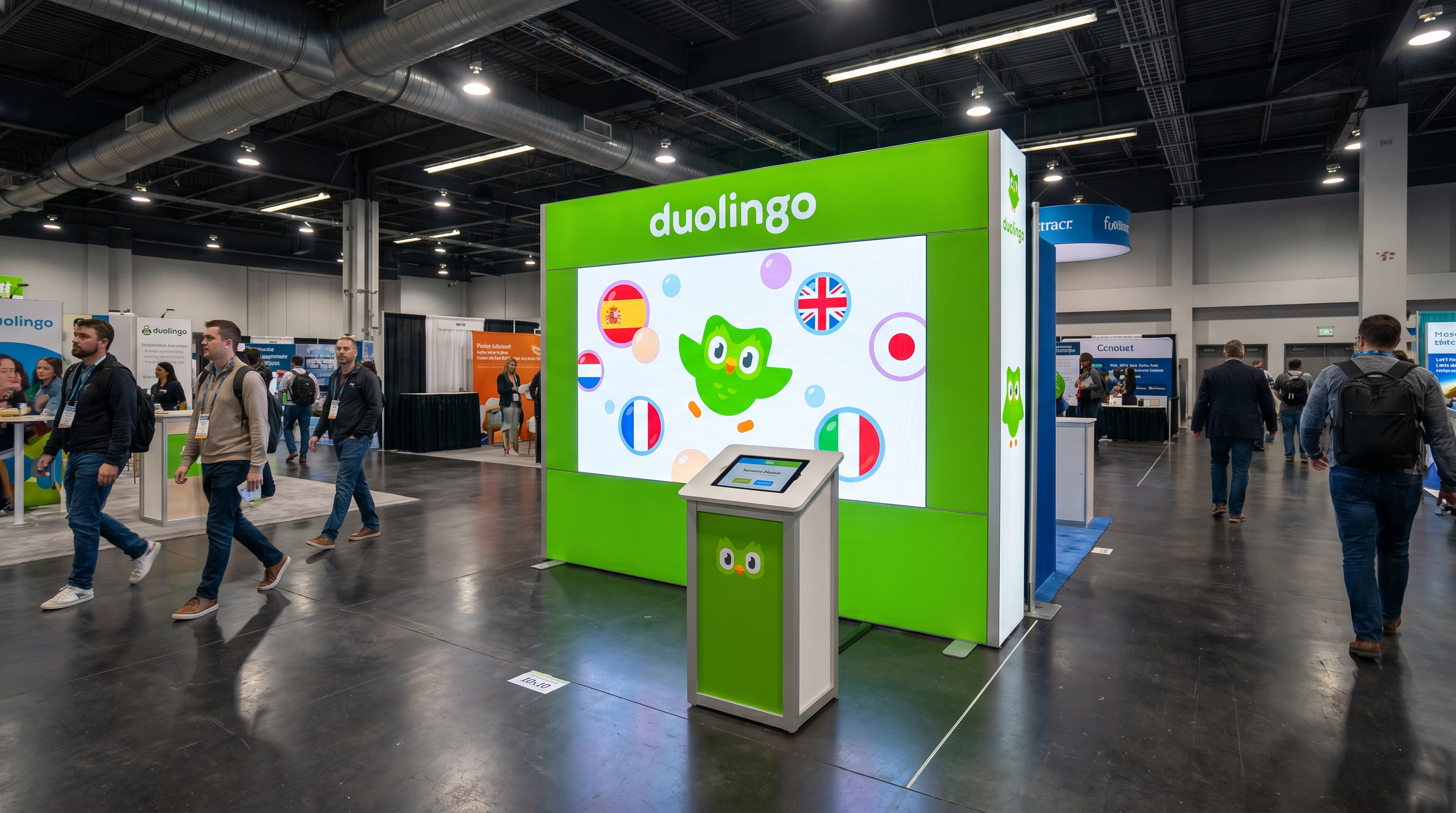 10x10 LED Exhibit Rental for SMM Houston