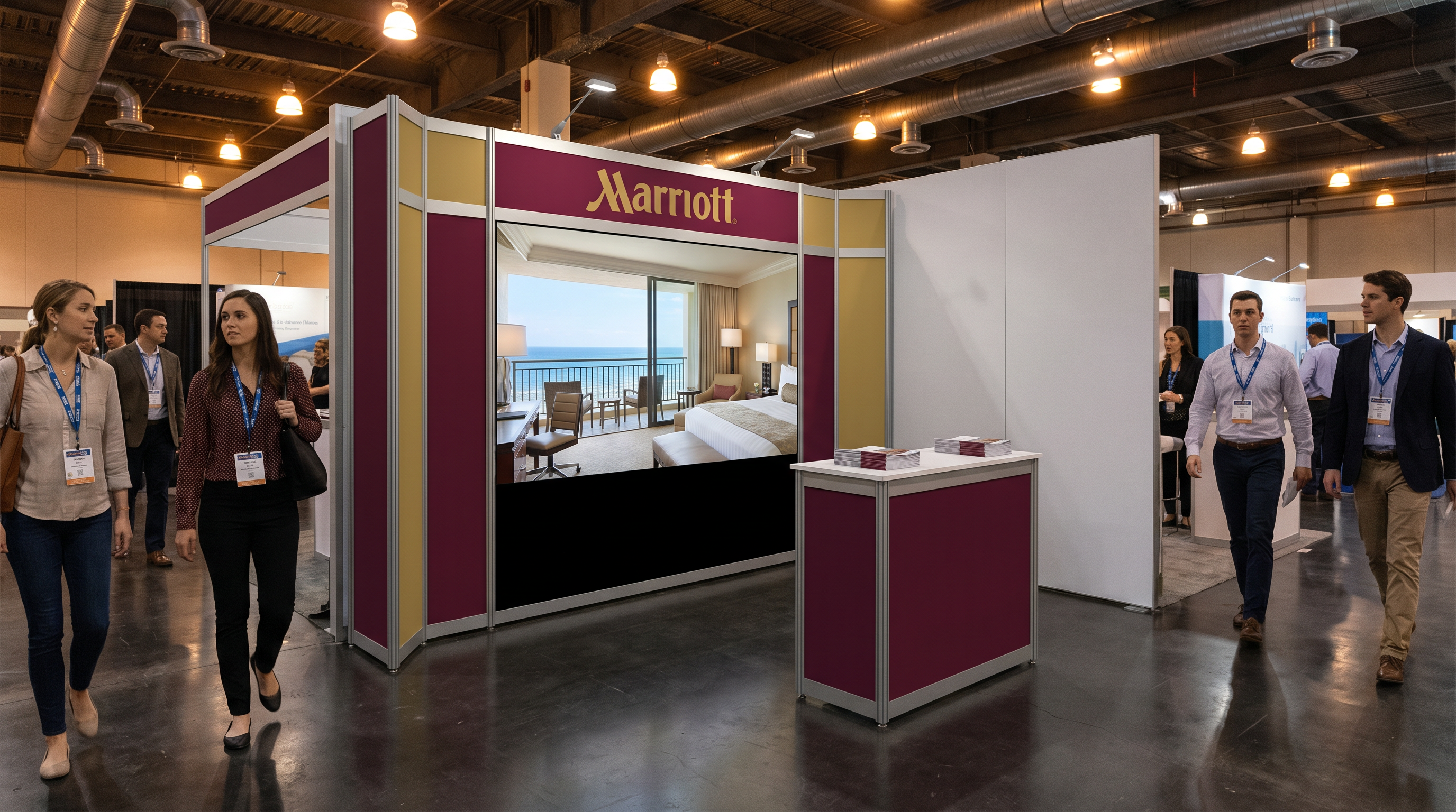 20x20 LED Exhibit Rental for SIAL Paris in San Diego