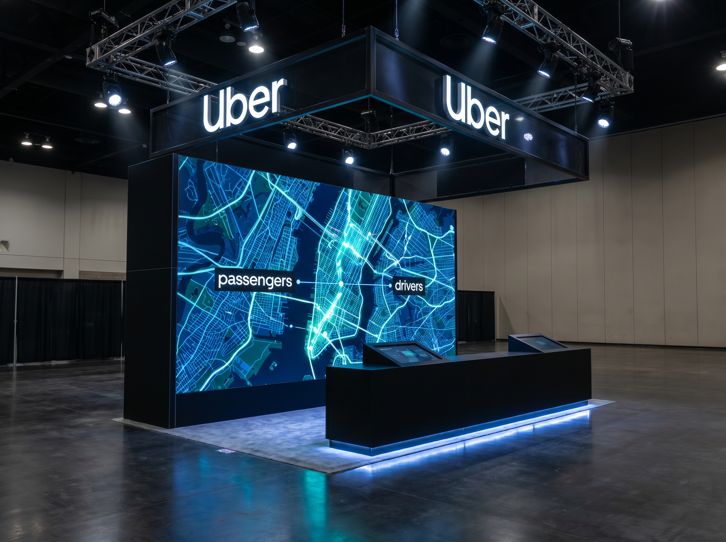 EuroShop 10x20 LED Video Wall Exhibit – Finance Companies