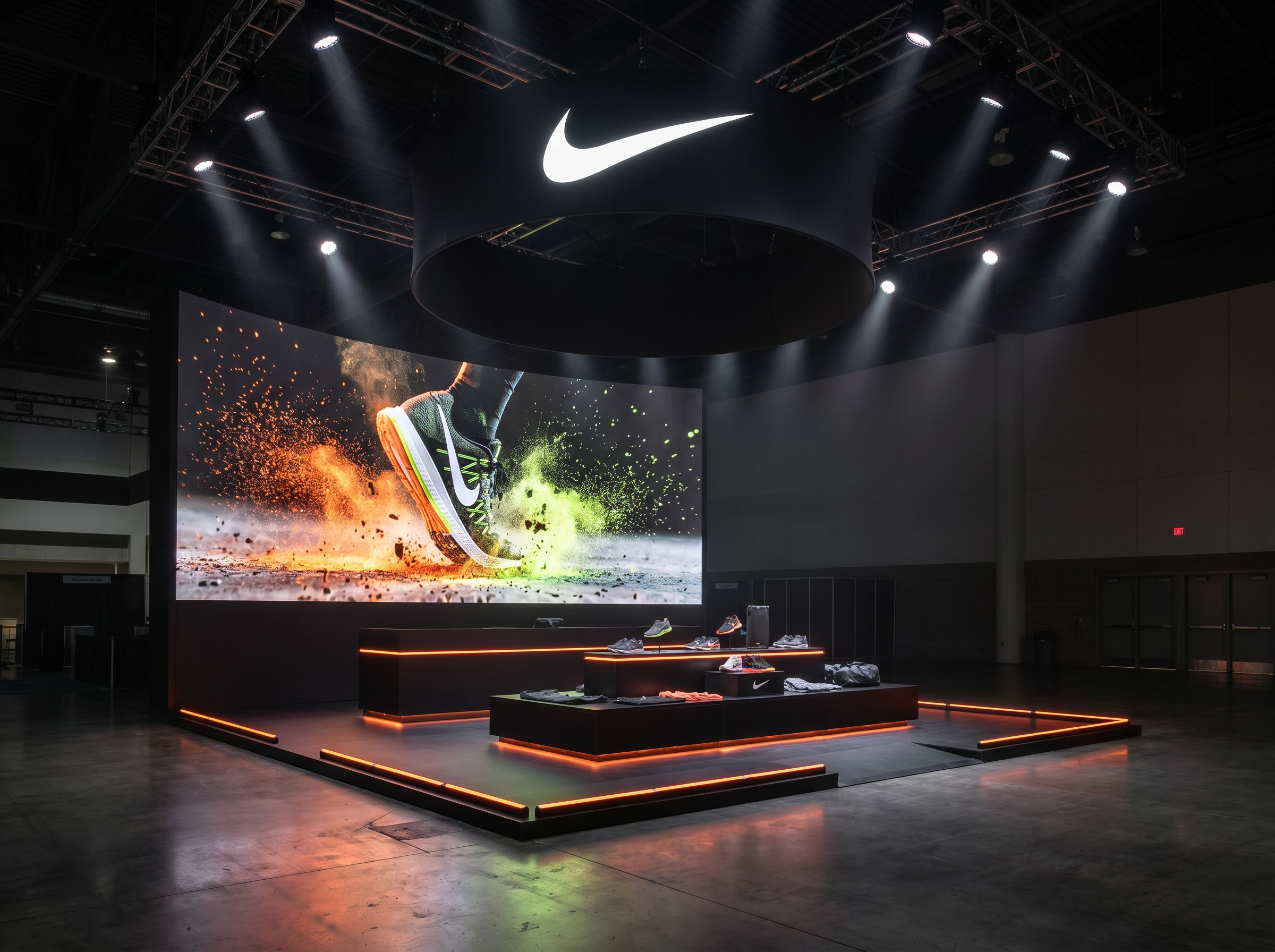 Surf Expo 10x30 LED Video Wall Exhibit – Automotive Companies