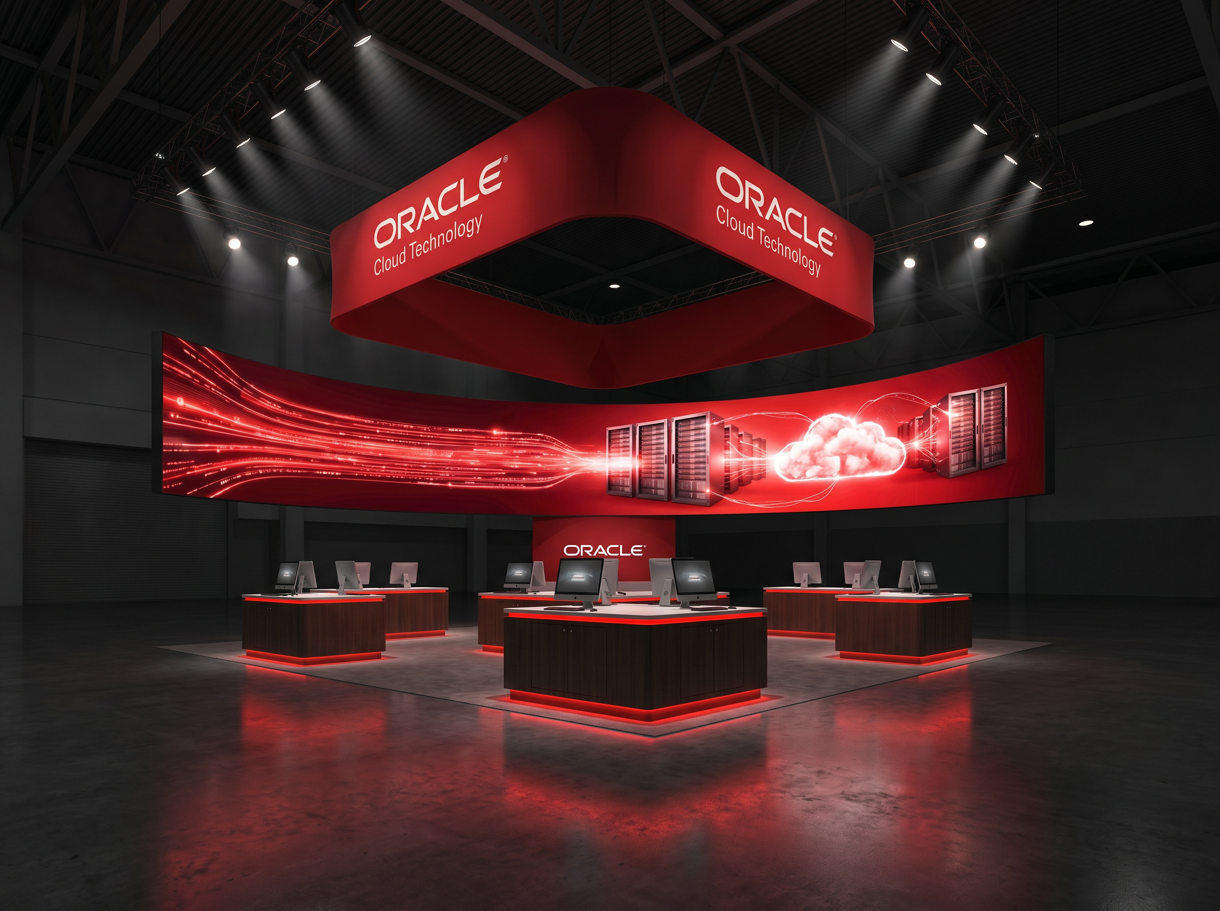 Black Hat 20x20 LED Wall Exhibit – Technology Companies