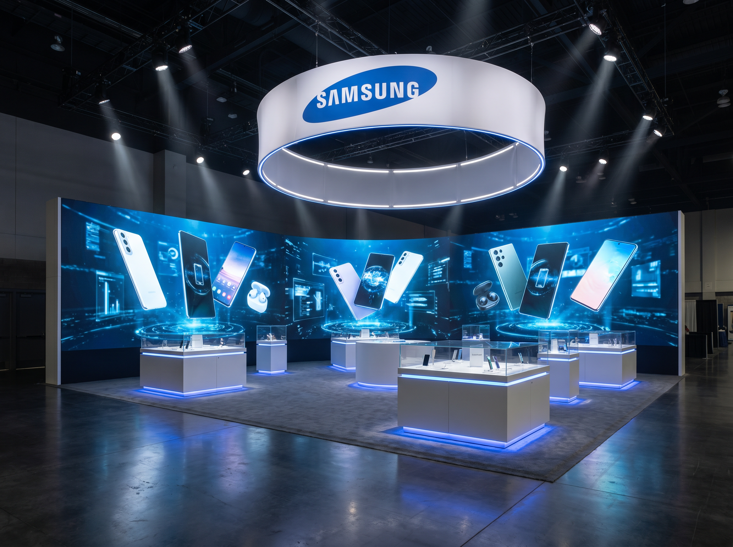 20x20 LED Backwall Exhibit for KBIS Technology Companies