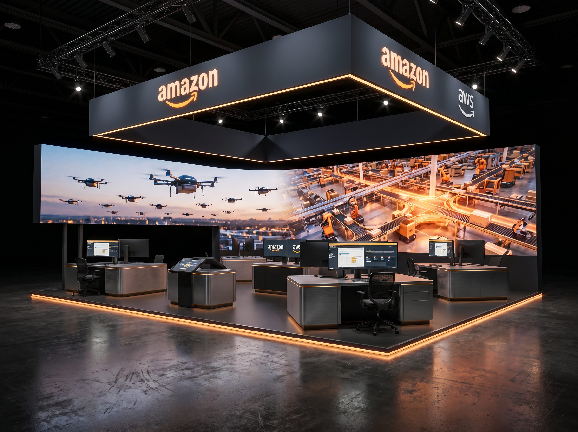 20x20 LED Exhibit Rental for Bauma Chicago