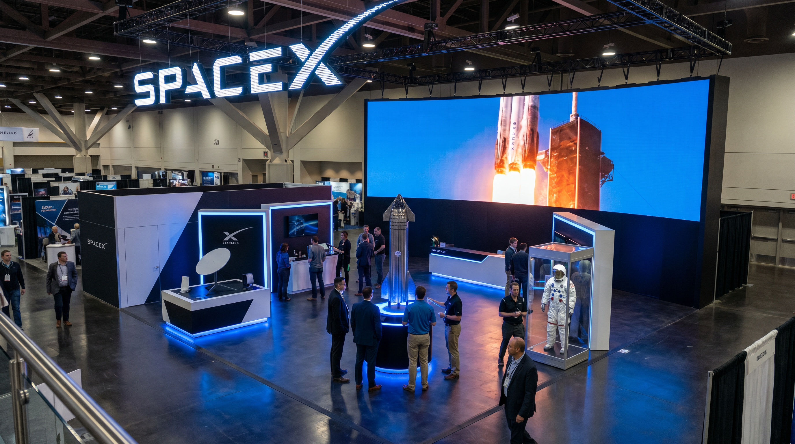 30x30 LED Exhibit Rental for Hannover Messe Austin