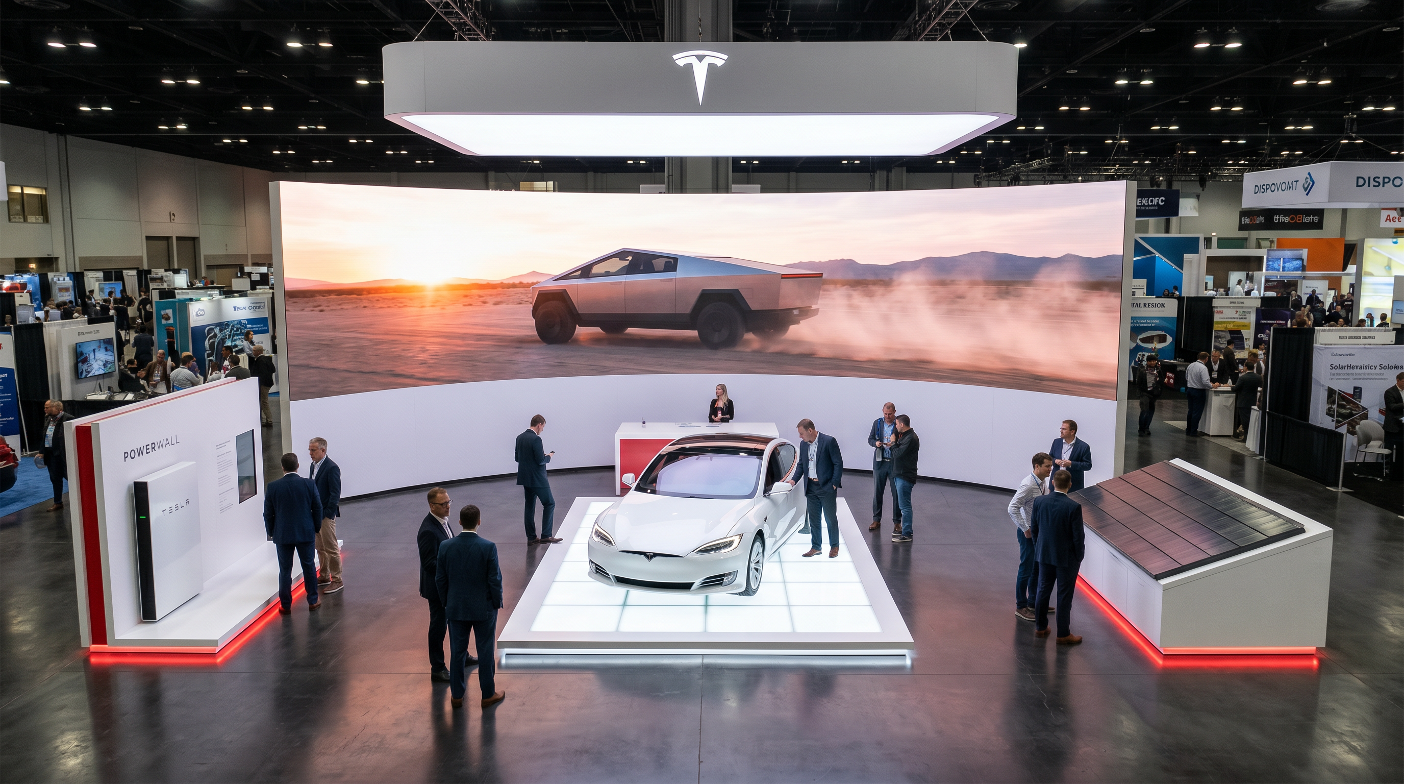 30x30 LED Trade Show Exhibit for New York Auto Show in San Diego