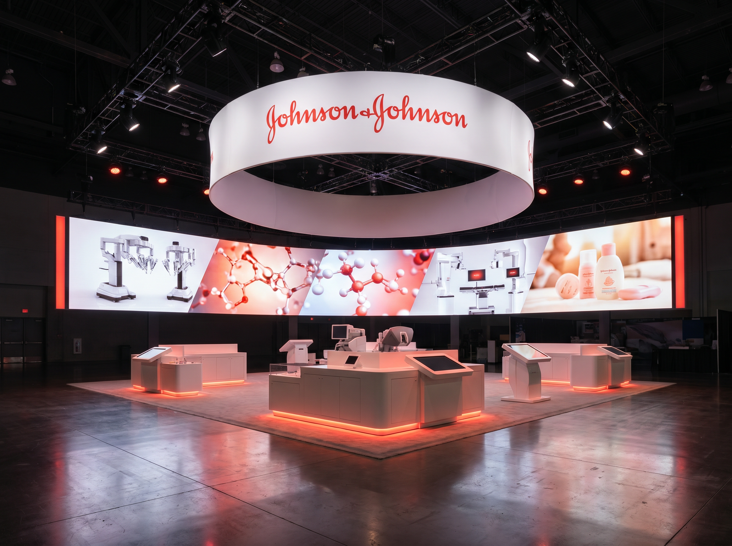 WasteExpo 30x30 LED Wall Exhibit for Technology Companies