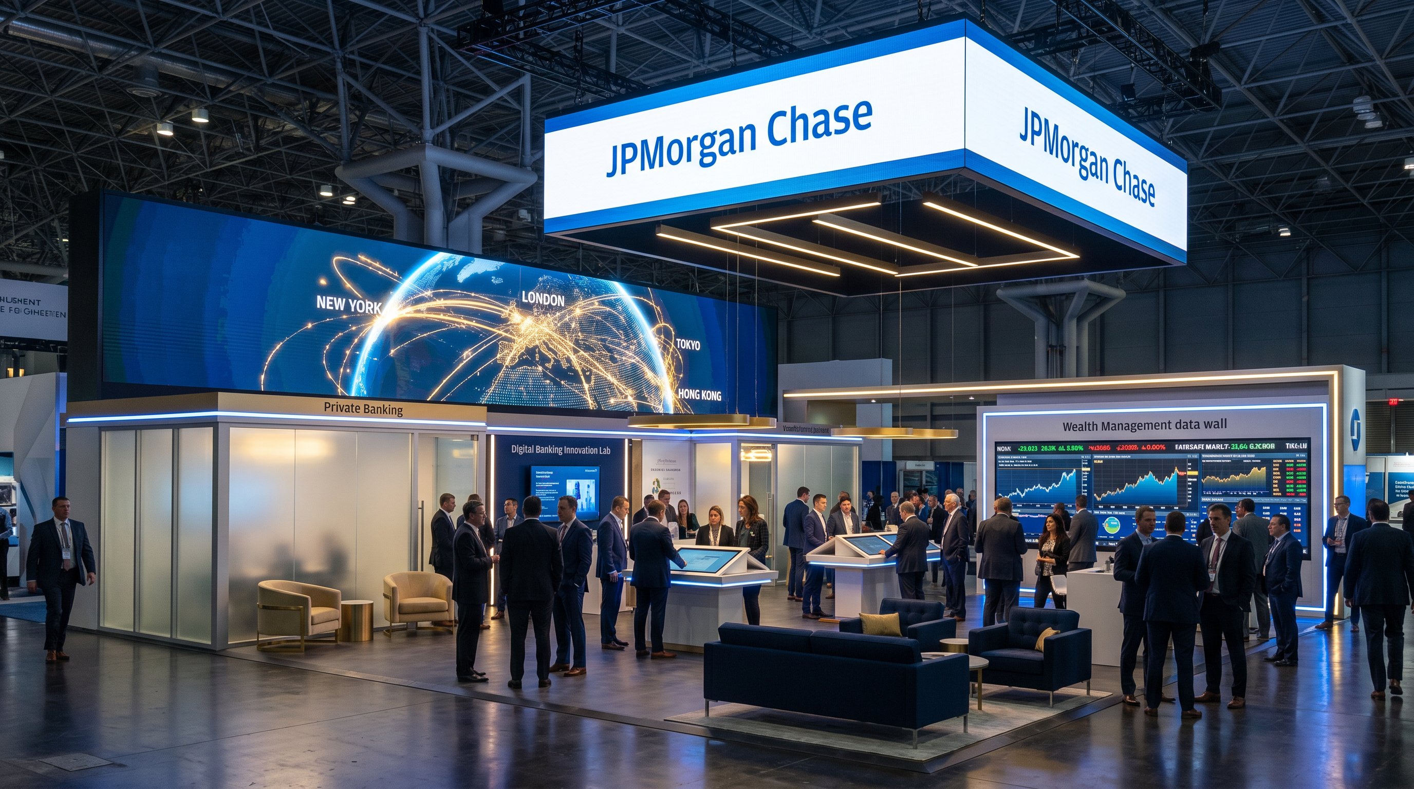 30x30 LED Backwall Exhibit for SPIE Technology Companies