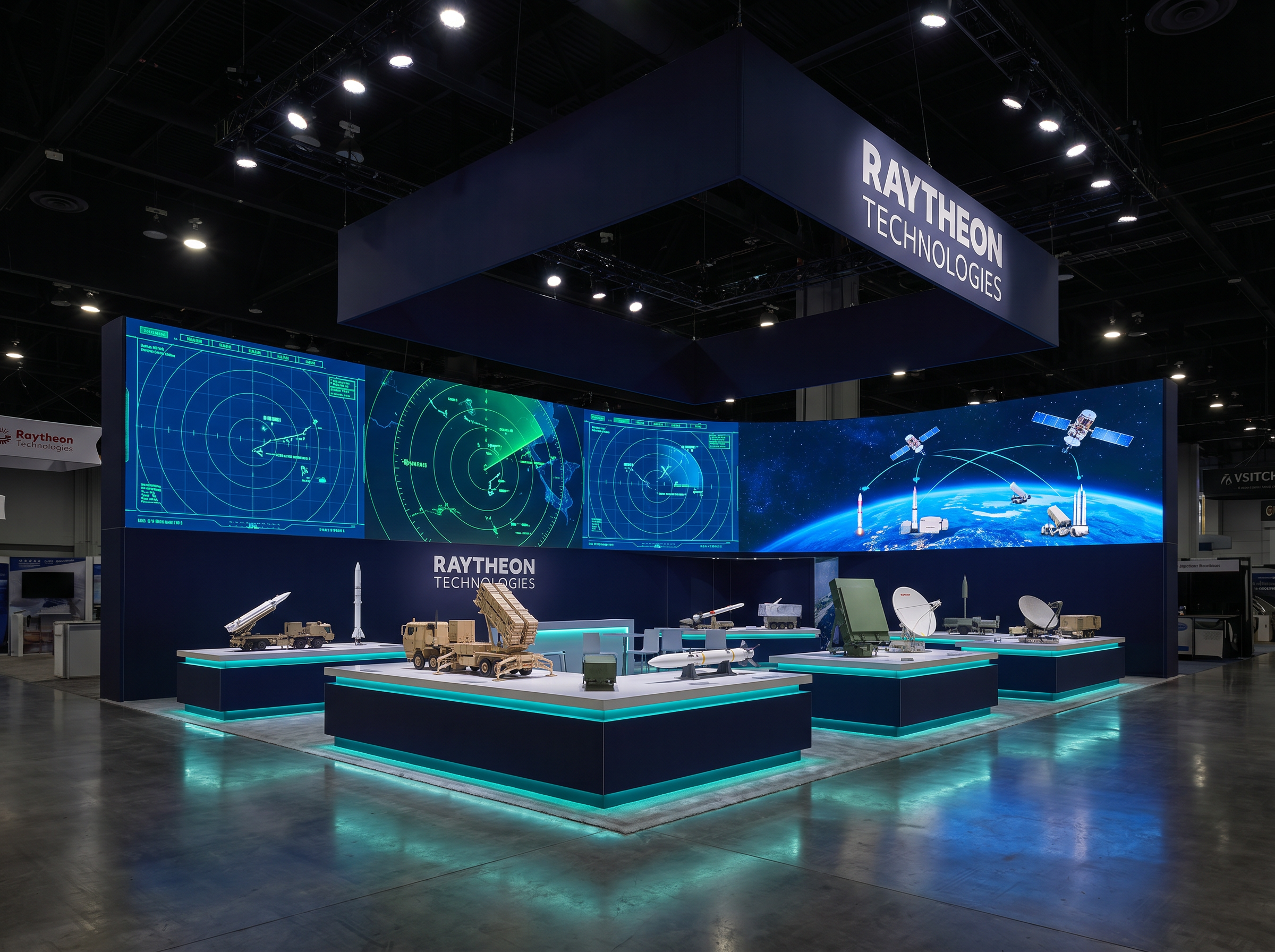 30x40 LED Exhibit for SHOT Show Defense Contractors