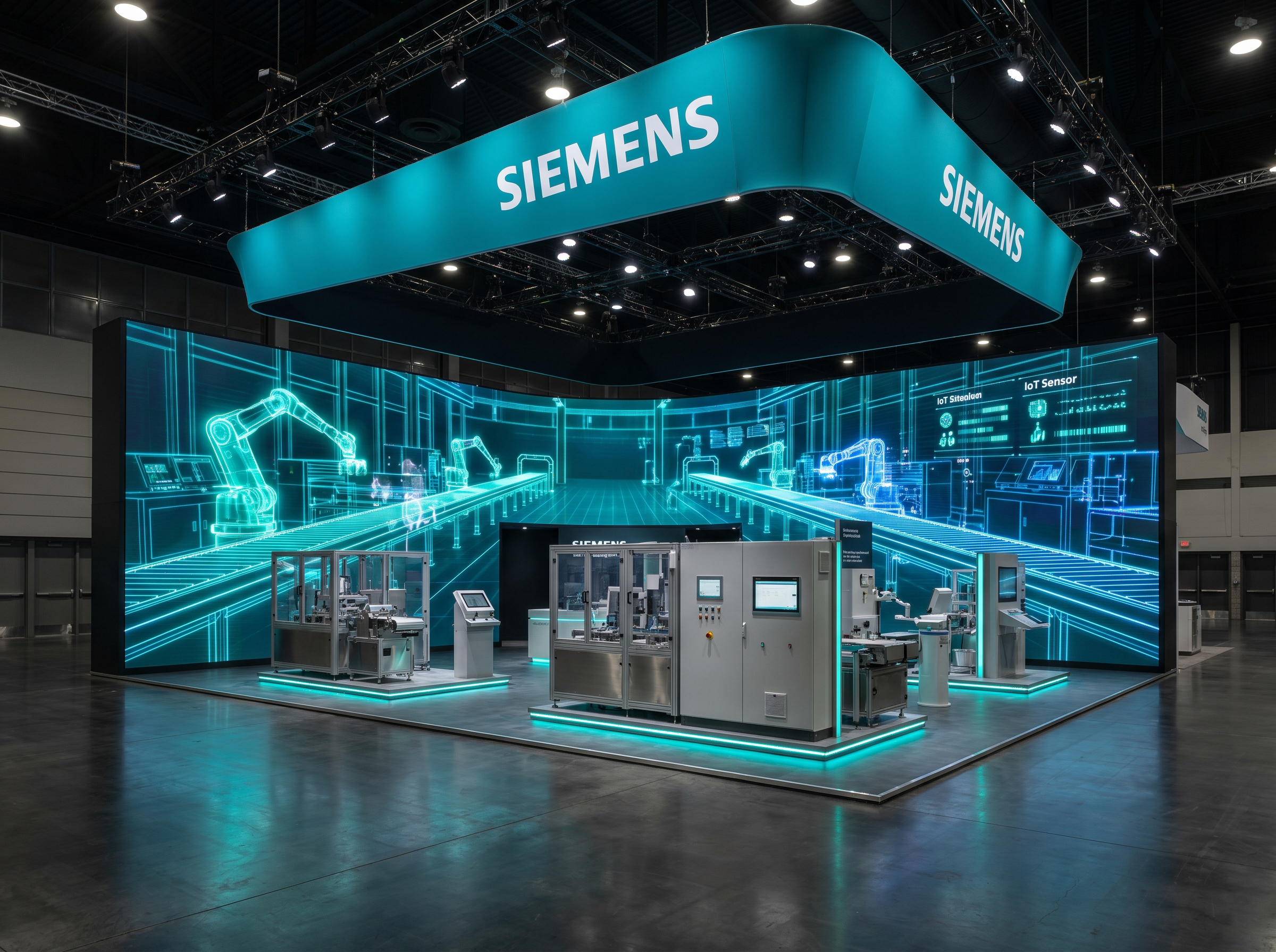 CES 30x40 LED Display Exhibit for Technology Companies